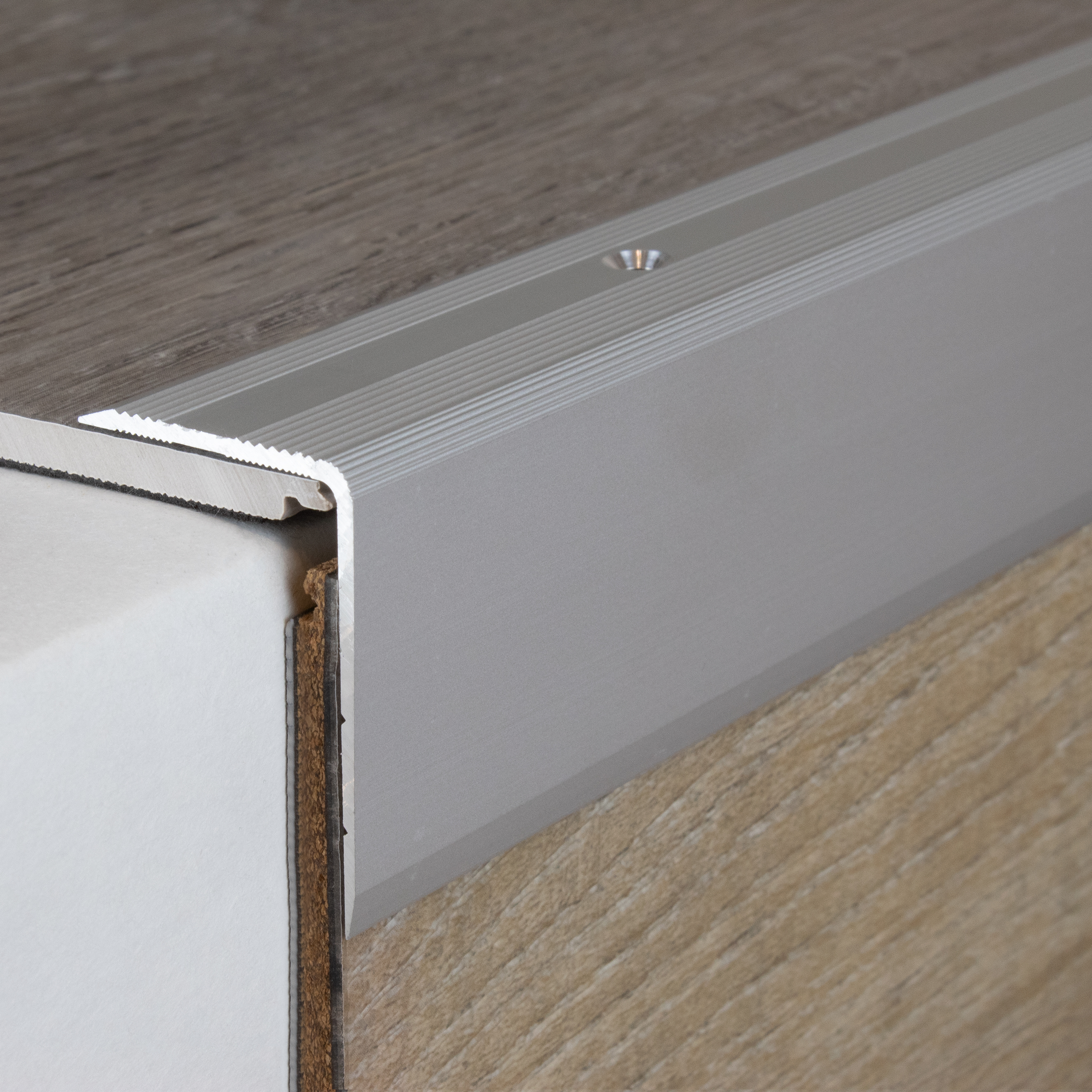 Nez de marche | largeur 30 mm | hauteur 22 mm - 52 mm | aluminium