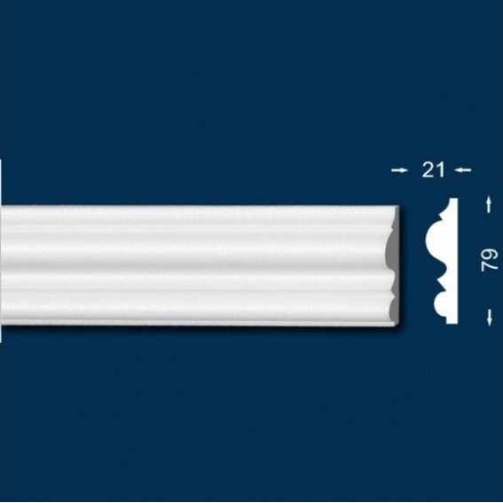 Wiesemann | Angle intérieur "Jakarta 51" | Polystyrène | 21 x 79 x 200 mm | Blanc | Cornières de plâtre