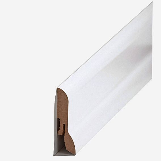 Plinthe "Munich" 722.631 MDF 20 x 60 x 2500 mm Blanc Plinthe PROVISTON