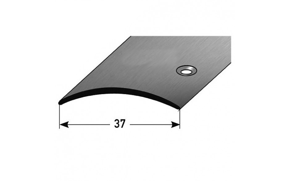 Barre de seuil | 37 mm | type: 15 | inox brillant ou mat | 1 mm d'épaisseur