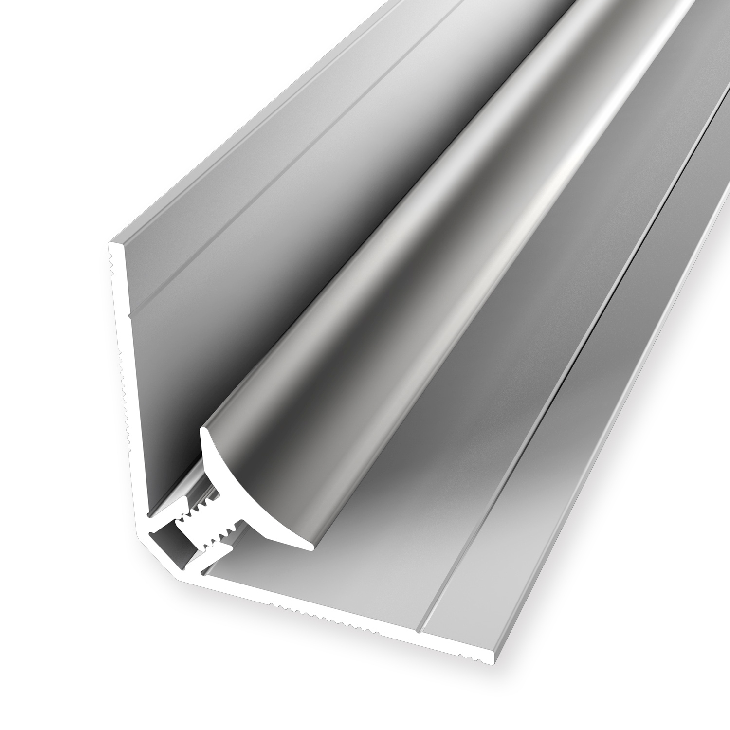 Profilé mural 30 x 30 x 2600 mm Aluminium Baguette d'angle Lisse Différentes couleurs Küberit