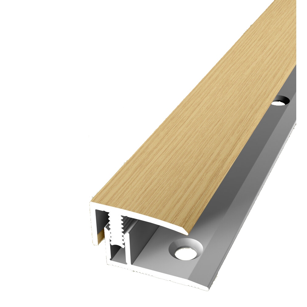 Küberit 557 Mono-Clip  | Profilé de rattrapage stratifié | Largeur:21 mm | Épaisseur:7-12 mm