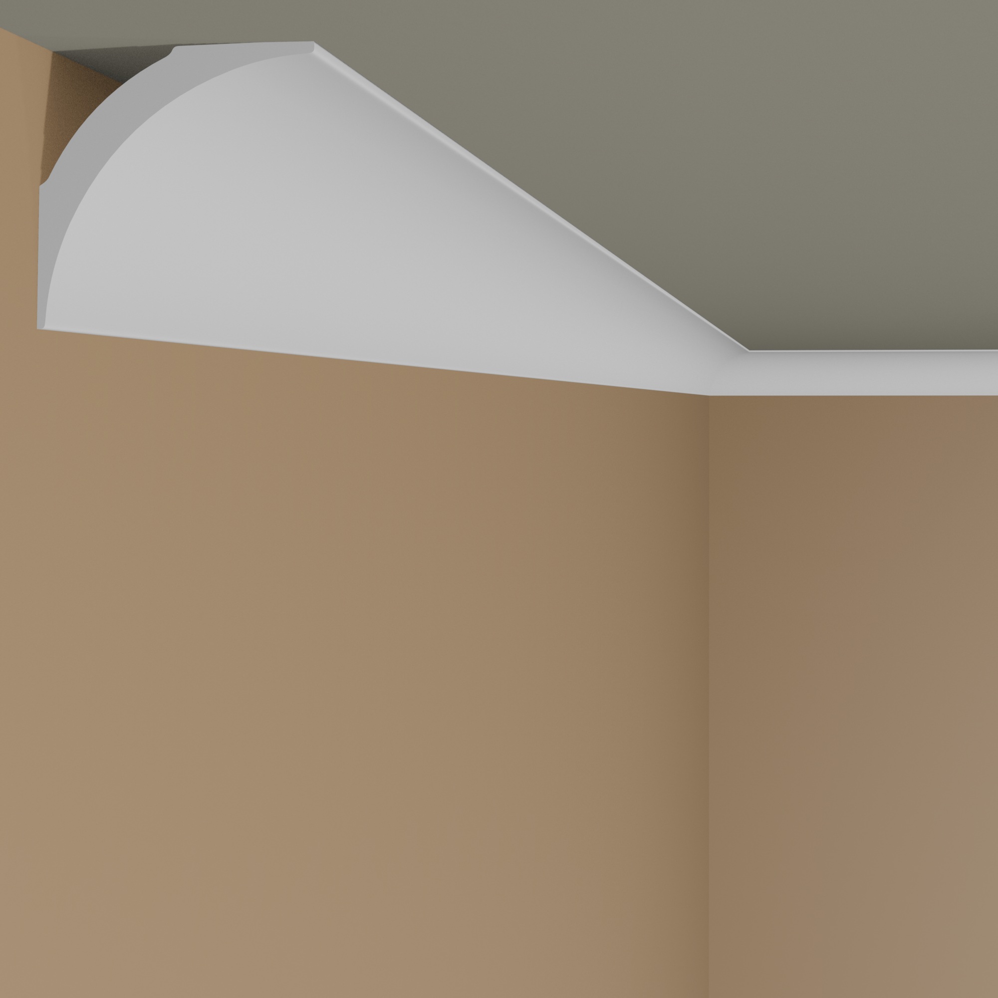 Moulure de plafond de qualité NMC NOMASTYL PURE NE2 60 x 60 mm polystyrène léger blanc