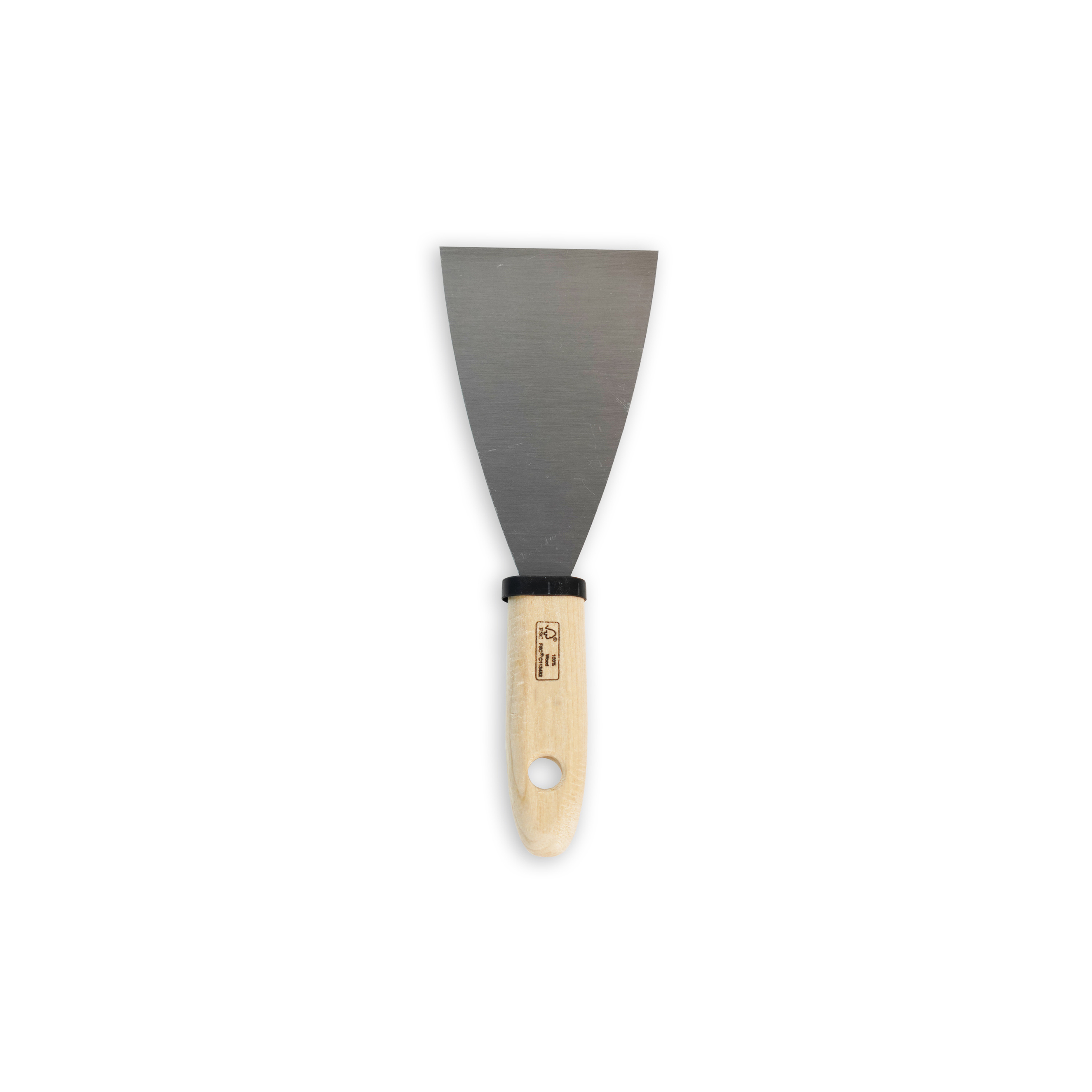 PROVISTON | Spatule 80 mm | Couteau de peintre, manche bois, lame inox