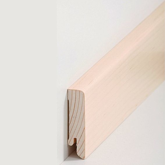 Plinthe "Lübeck" Bois plaqué 16 x 60 x 2500 mm érable Moderne PROVISTON