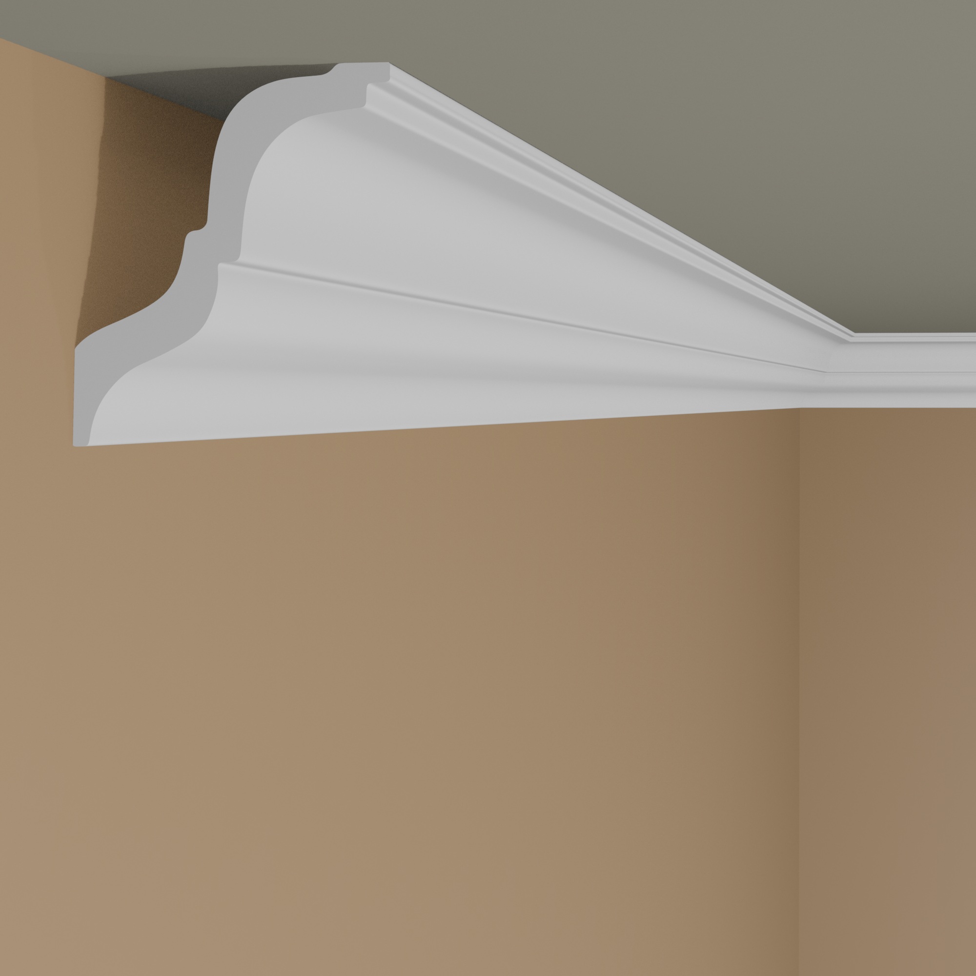 Moulure de plafond noble | 78 x 87 mm | polystyrène 