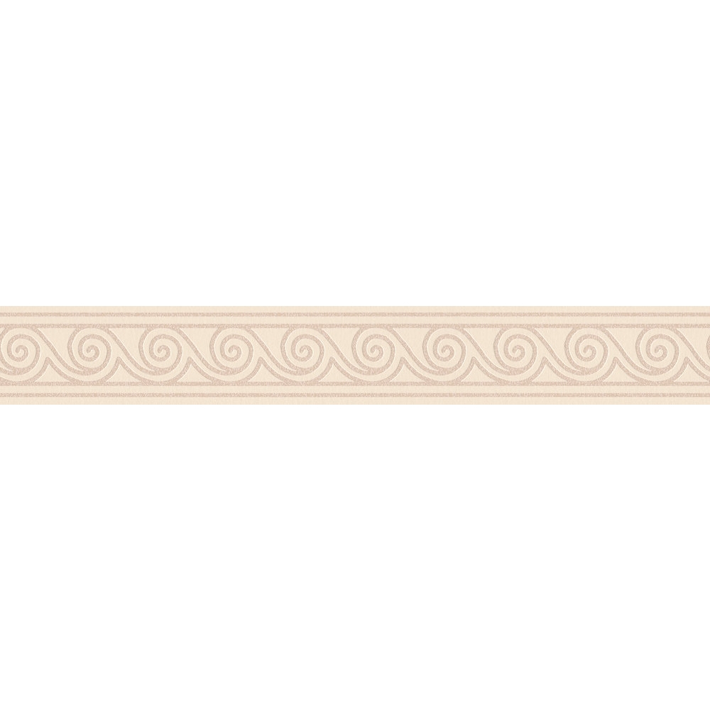A.S. Creation | Only Borders 11 | 384058 | frise murale Intissé | Rayures | 5.00 x 0.08 m | Beige