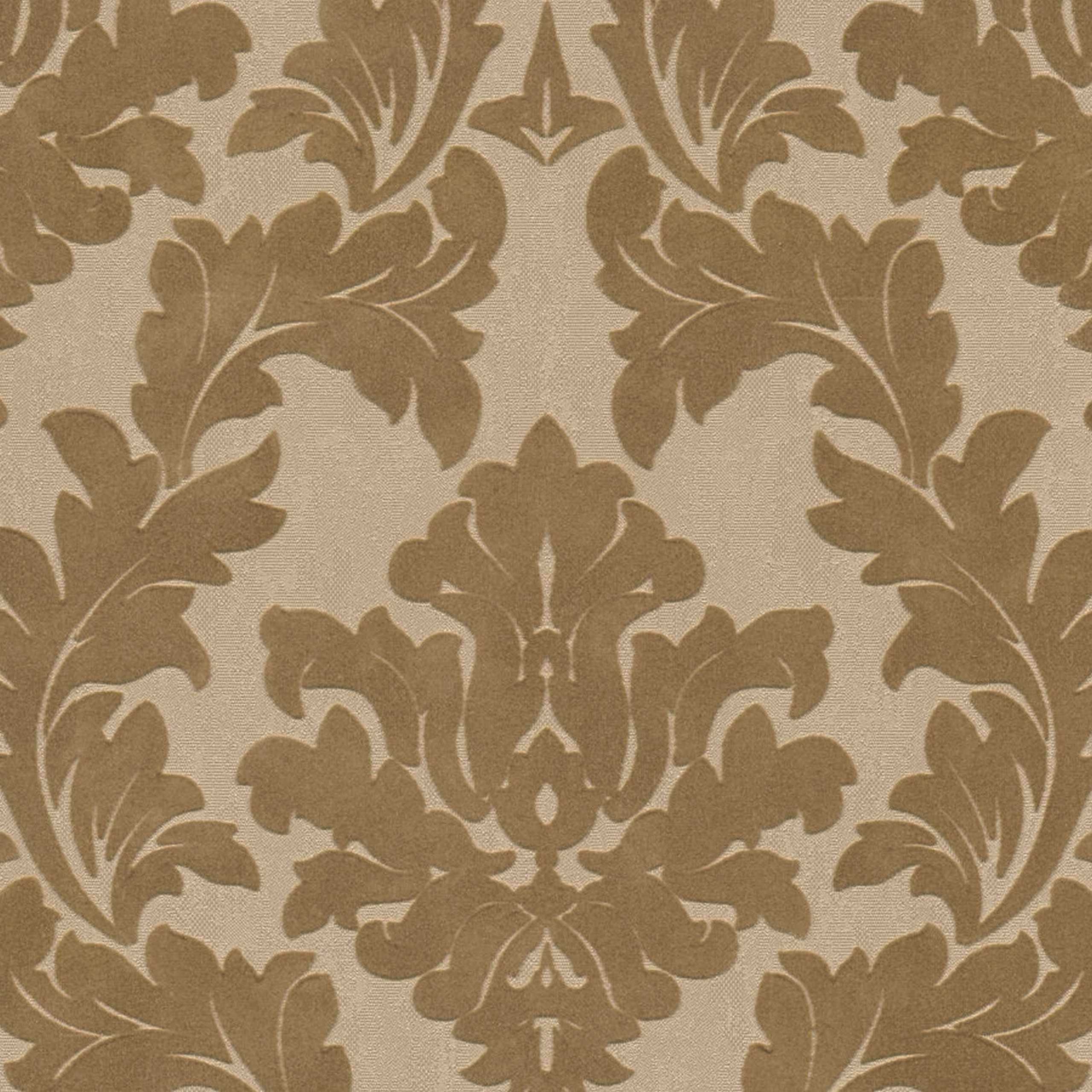 A.S. Creation Castello | 335802 | papier peint intissé vintage | 0.52 m x 10.05 m | jaune