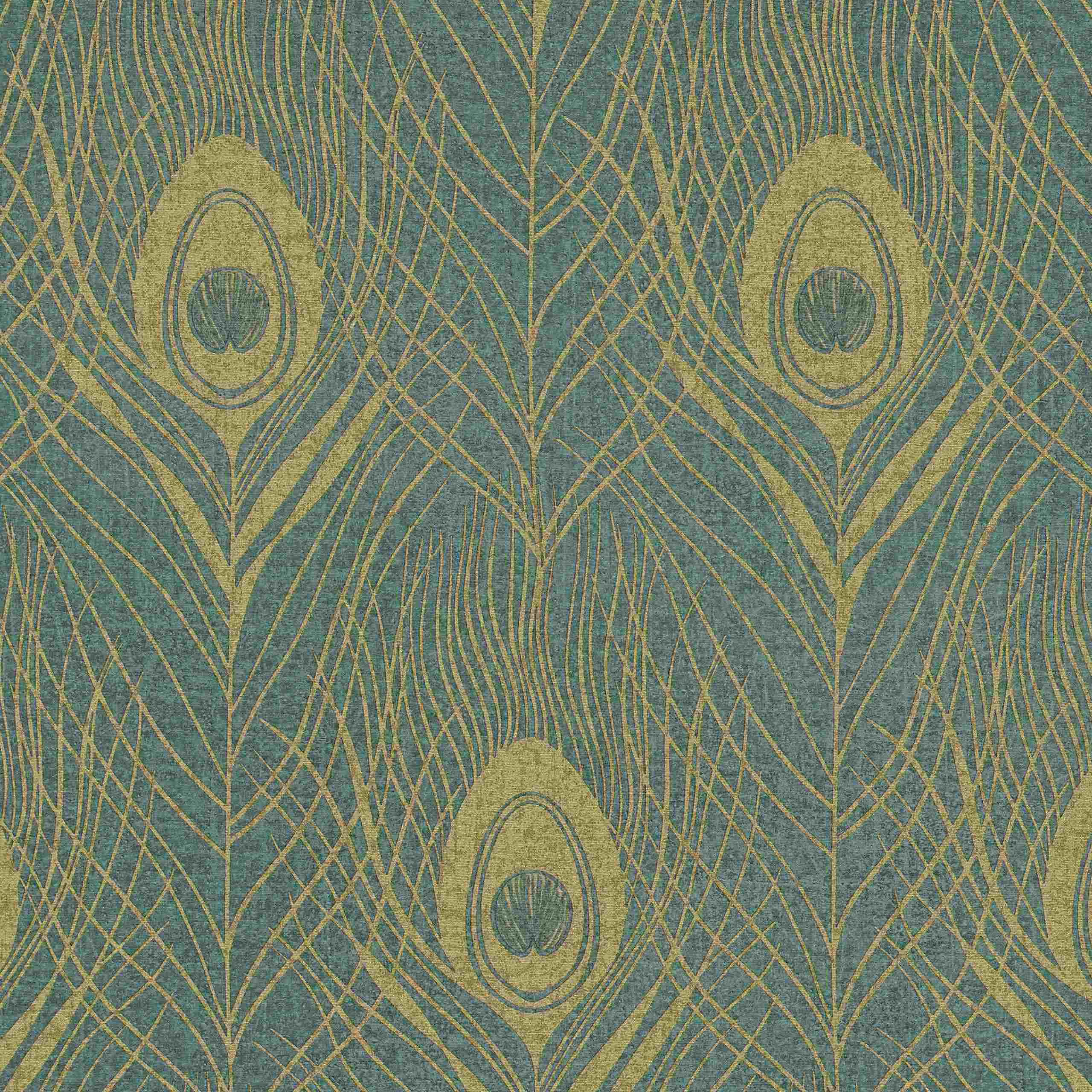 A.S. Creation Absolutely Chic | 369714 | papier peint intissé animaux | 0.53 m x 10.05 m | vert