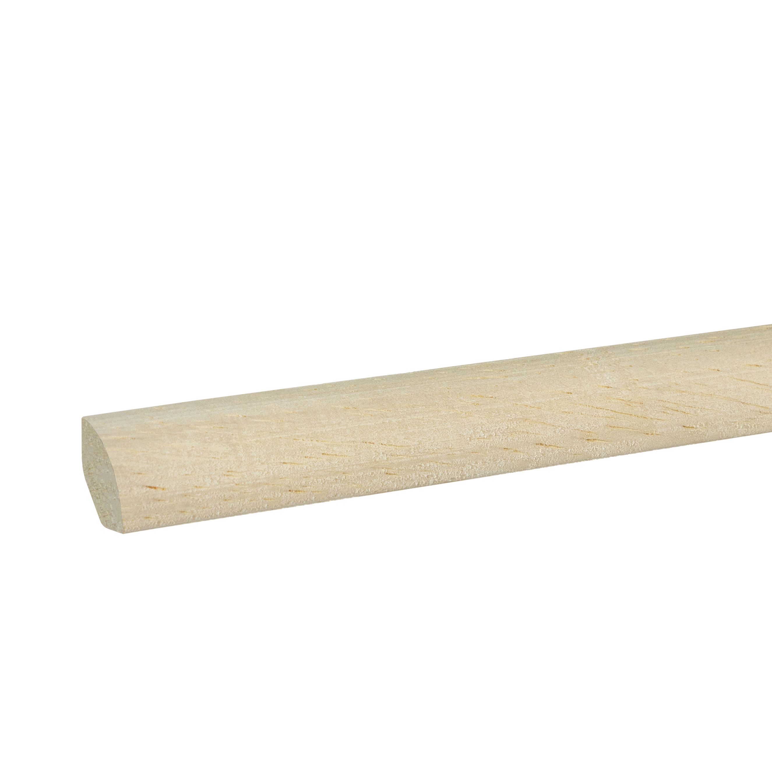 Quart de rond "Lucerne" 14.14 Bois massif 14 x 14 x 2000 mm Contreplinthe en abachi PROVISTON