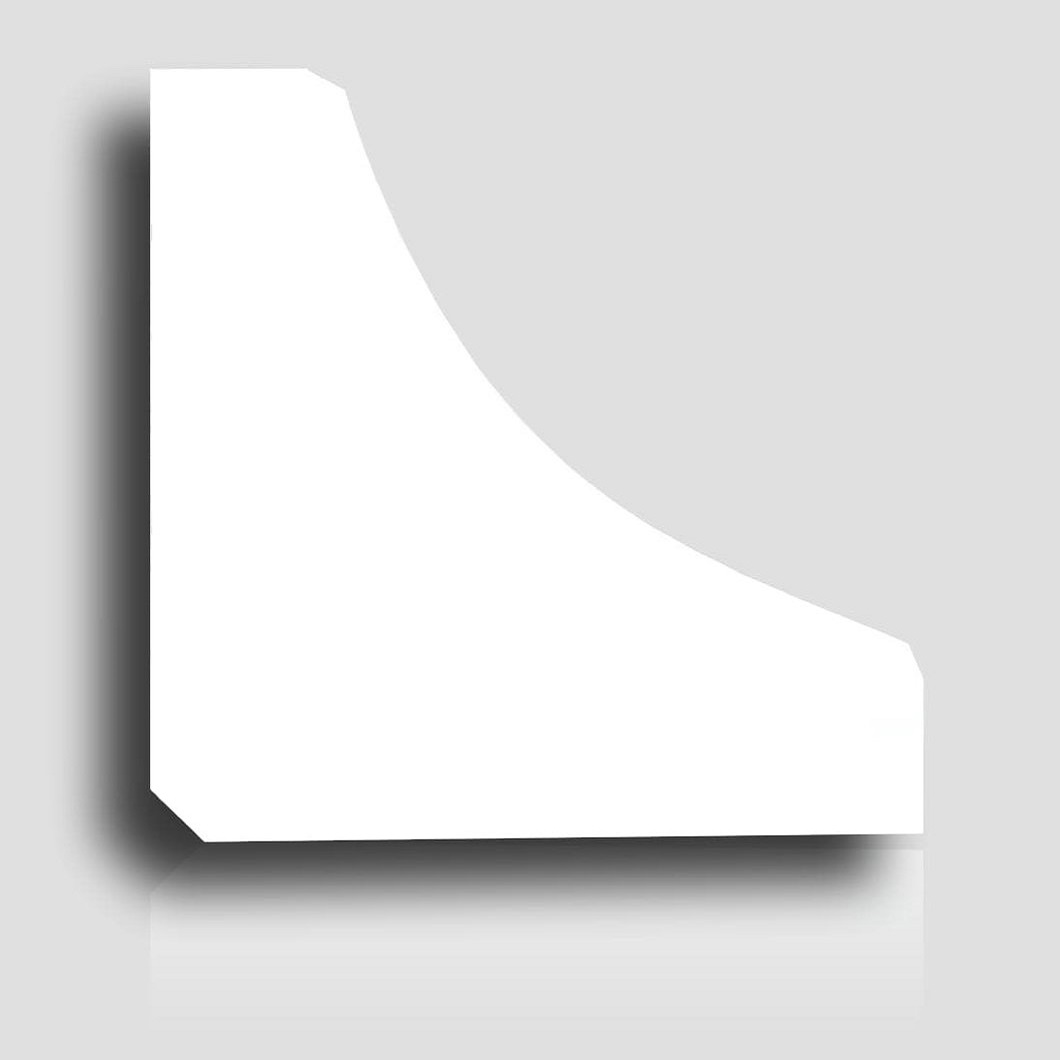 PROVISTON | Embout | Pour réglette lumineuse "RM002" | PVC | 83 x 83 mm | Blanc | Embout | De haute qualité