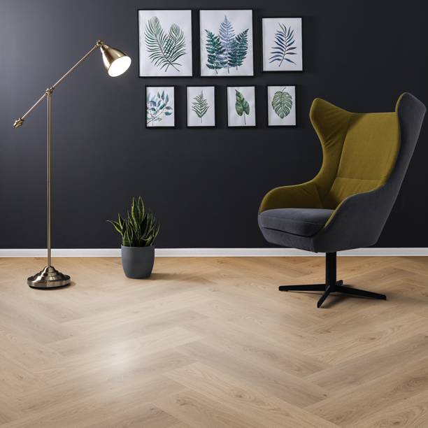 Check One Sol vinyle PVC 2077H Altenwald 592 x 148 x 5.5 mm Vinyle clipsable Parquet Chêne