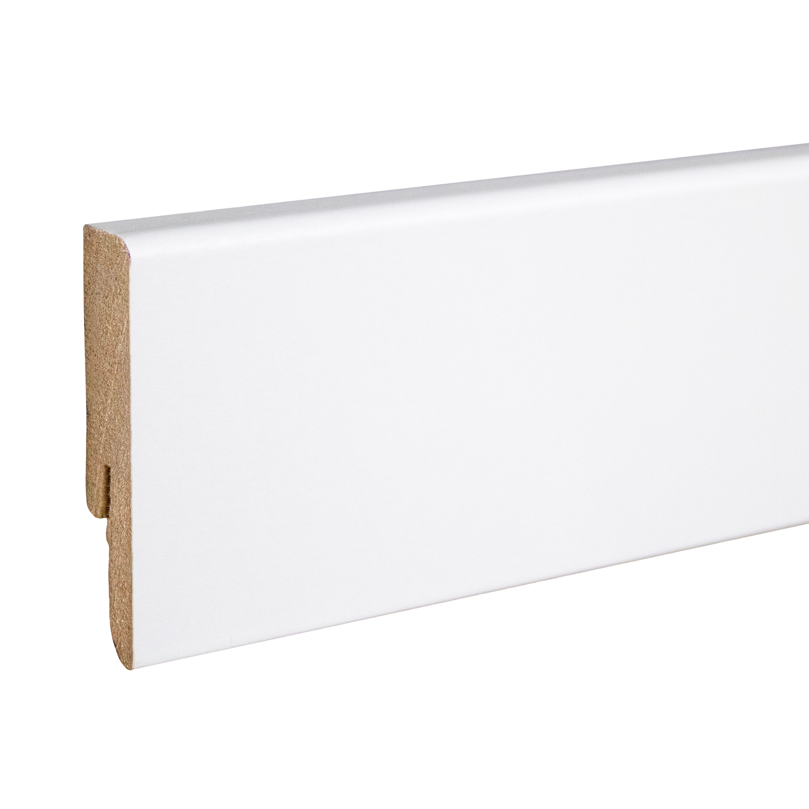 Plinthe (MDF mélaminé) blanc
