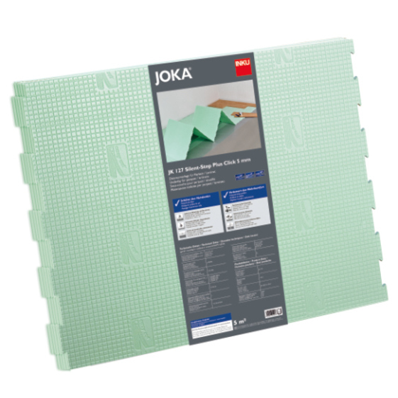 JOKA sous-couche pour sols stratifiés JK127 Silente Step Plus Click XPS 5 mm Isolation phonique