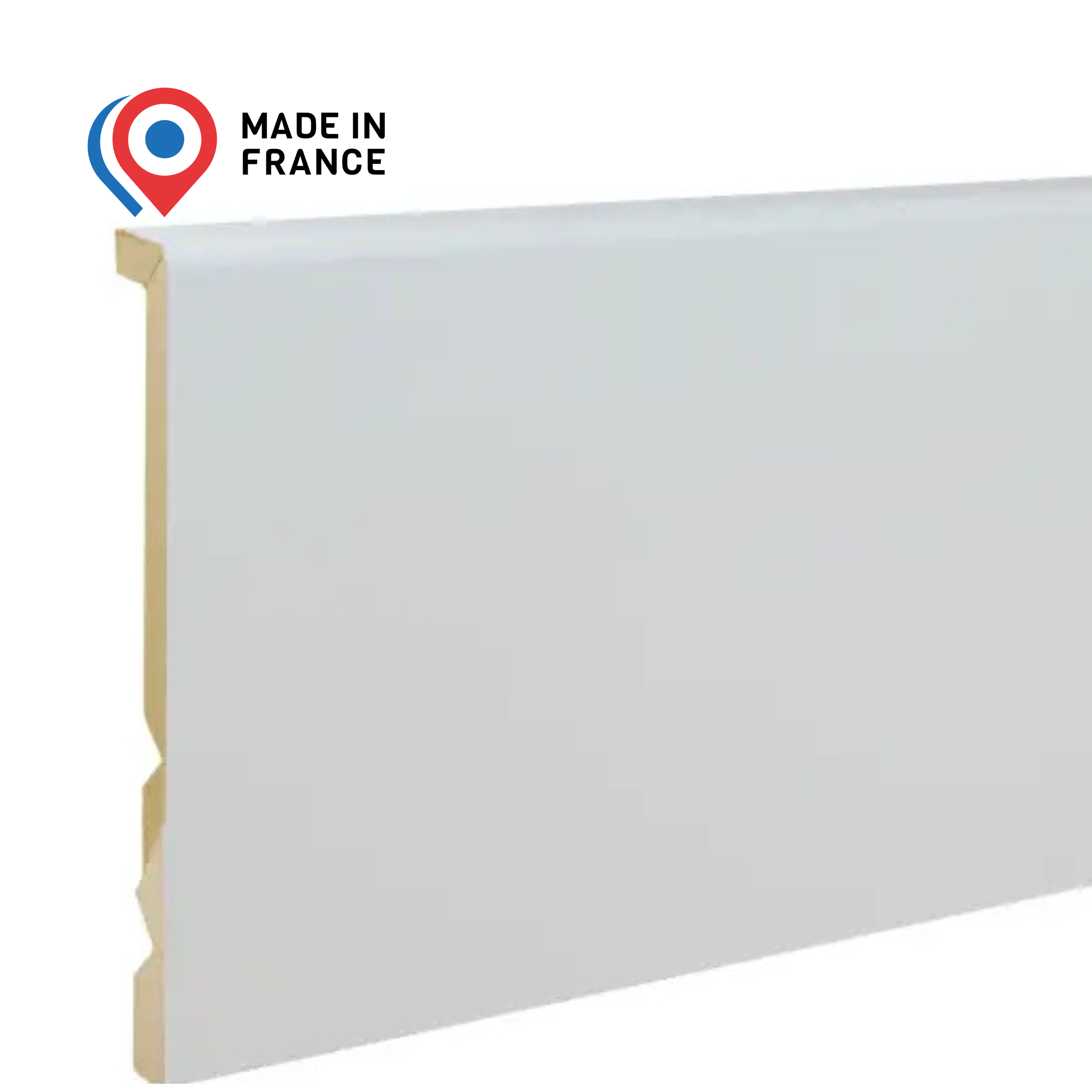 PROVISTON Surplinthe universelle 22 x 133 x 2440 mm MDF Prépeinte lot de 6