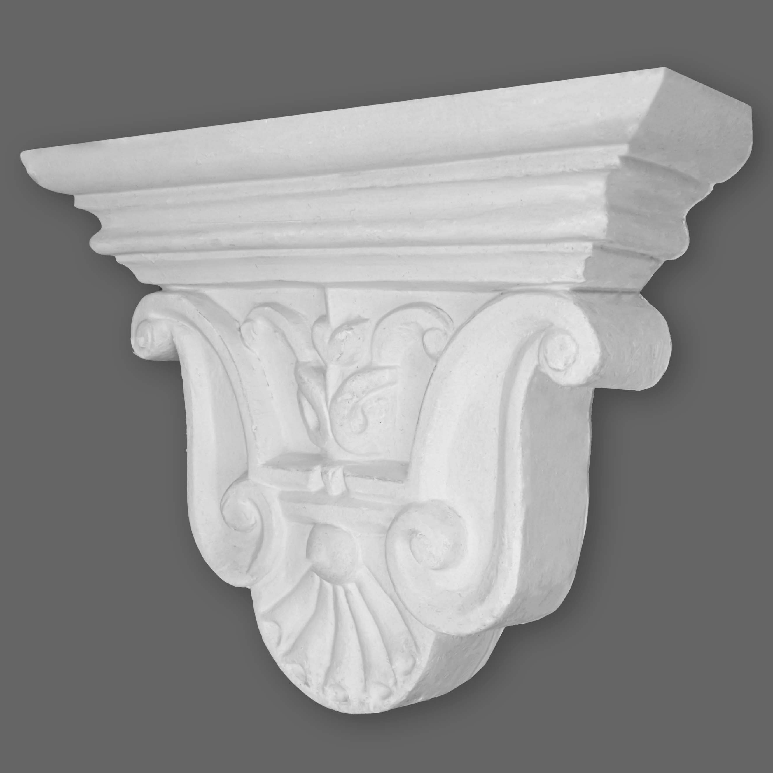 PROVISTON | Console en plâtre Vancouver | Moulures décoratives en plâtre | 218 x 160 mm 