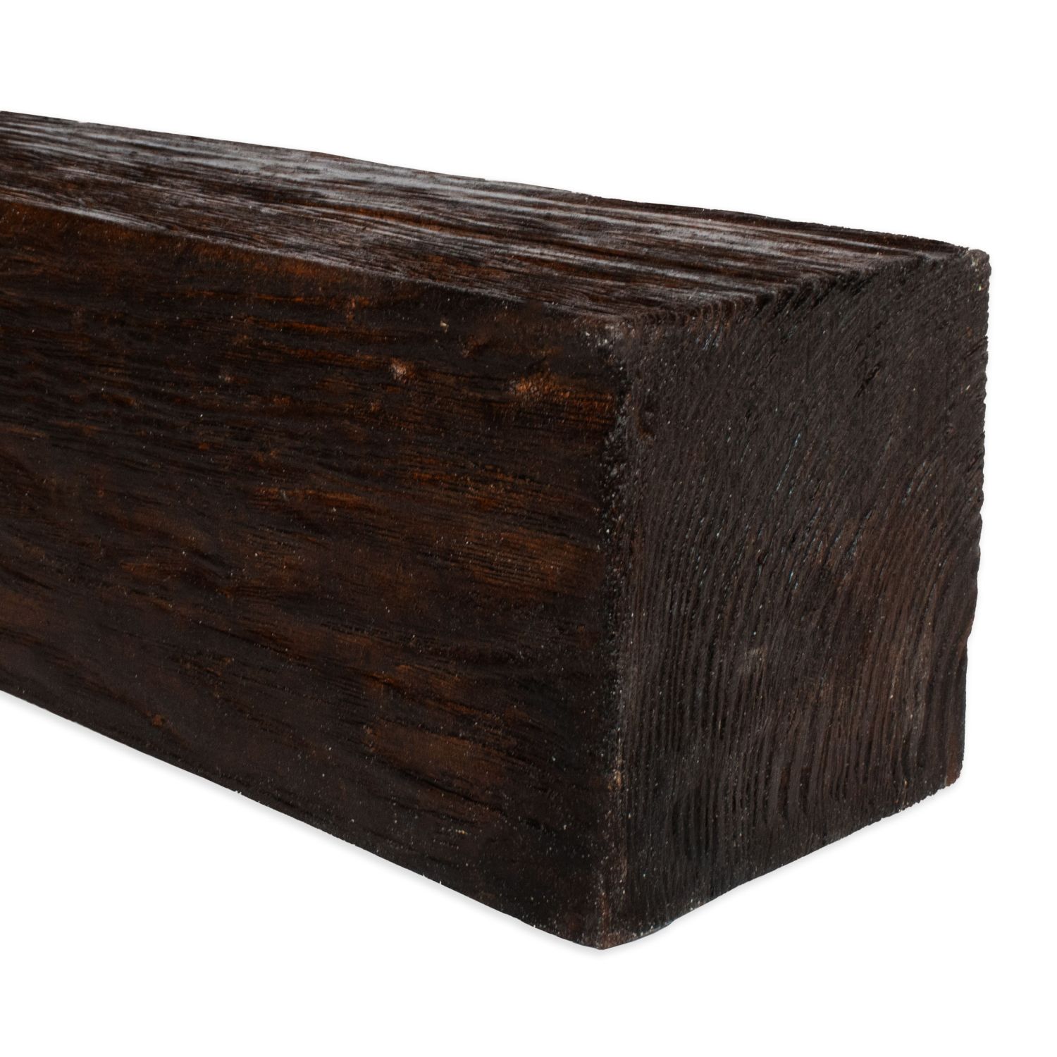 Elite Decor | Fausses poutres ED106 | PU | 120 x 120mm | Chêne foncé | Fausse poutre imitation bois 