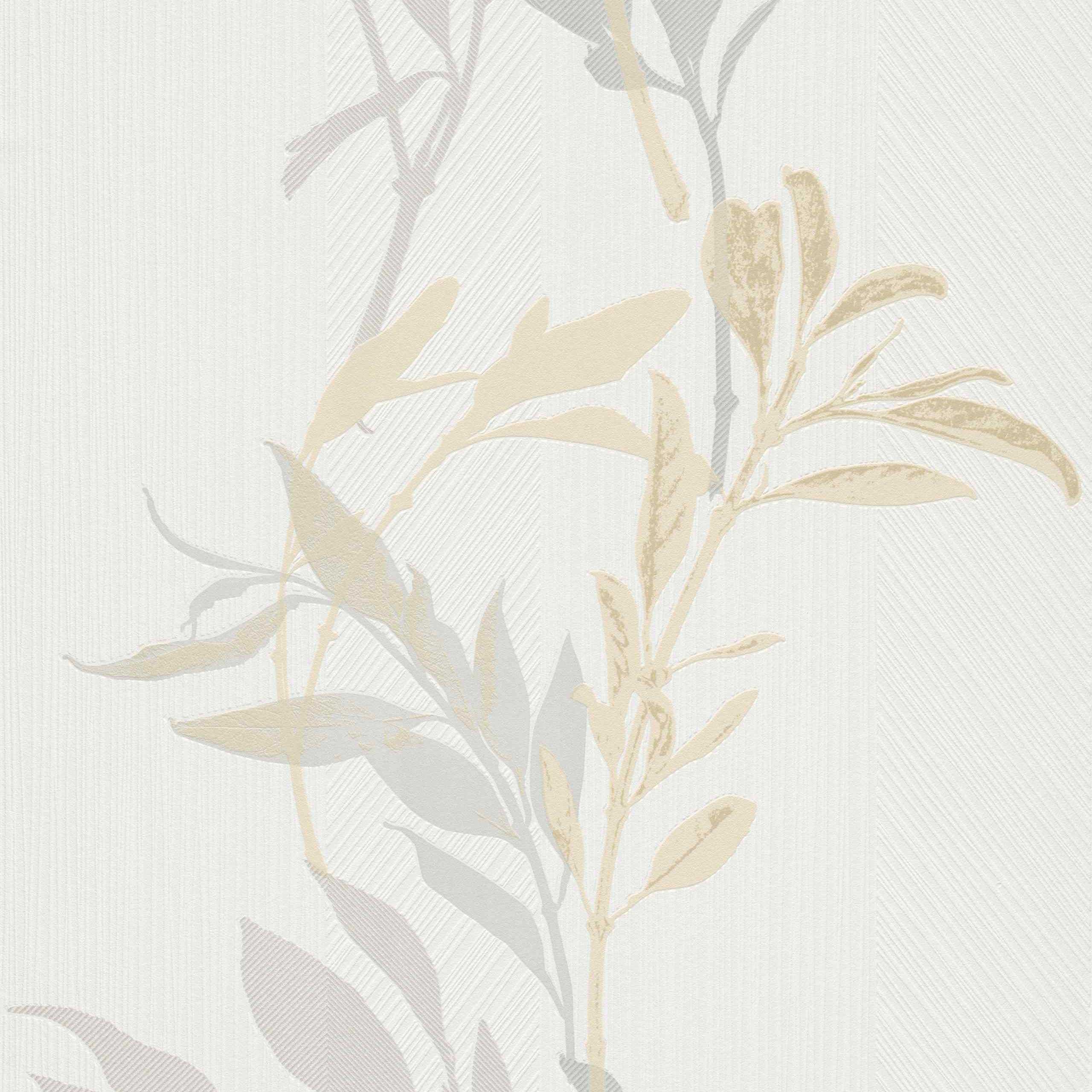 Erismann Deutschland tapeziert | 1013831 | papier peint intissé floral | 0.53 m x 10.05 m | gris
