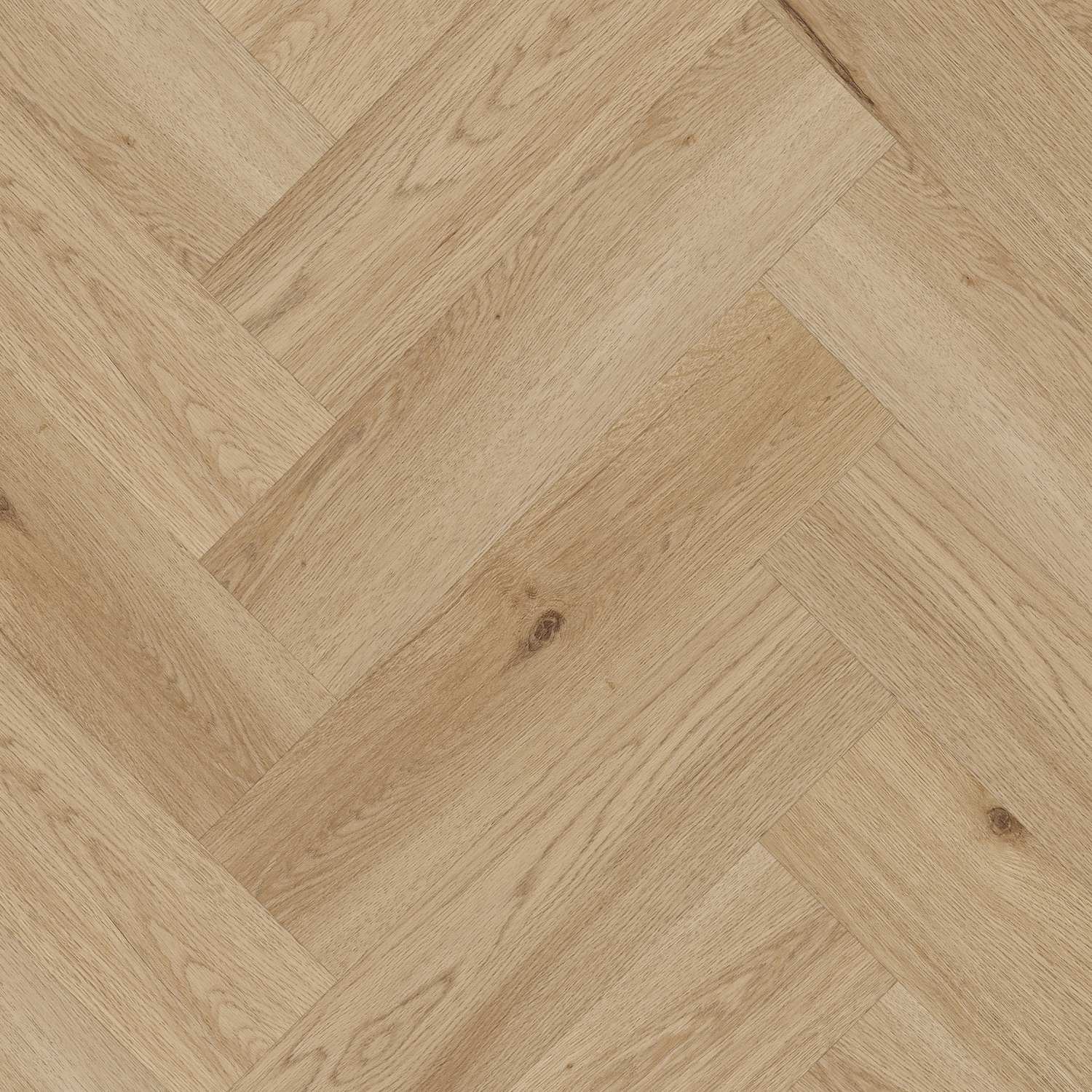 Sol vinyle PVC AMARON Herringbone Dryback Chêne Yankee 616 x 154 x 2.5 mm Vinyle à coller