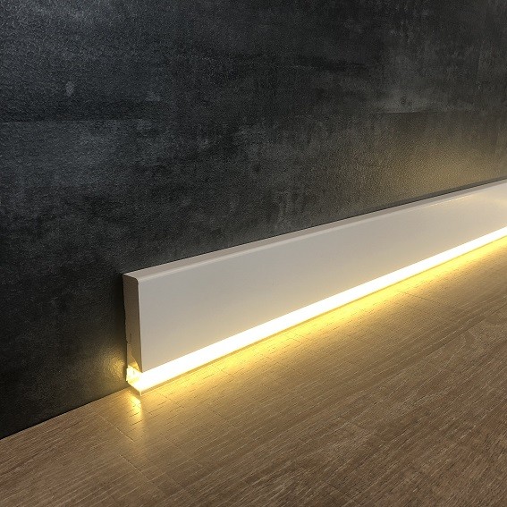 Licht Sockelleisten indirekte Beleuchtung MDF-Kern