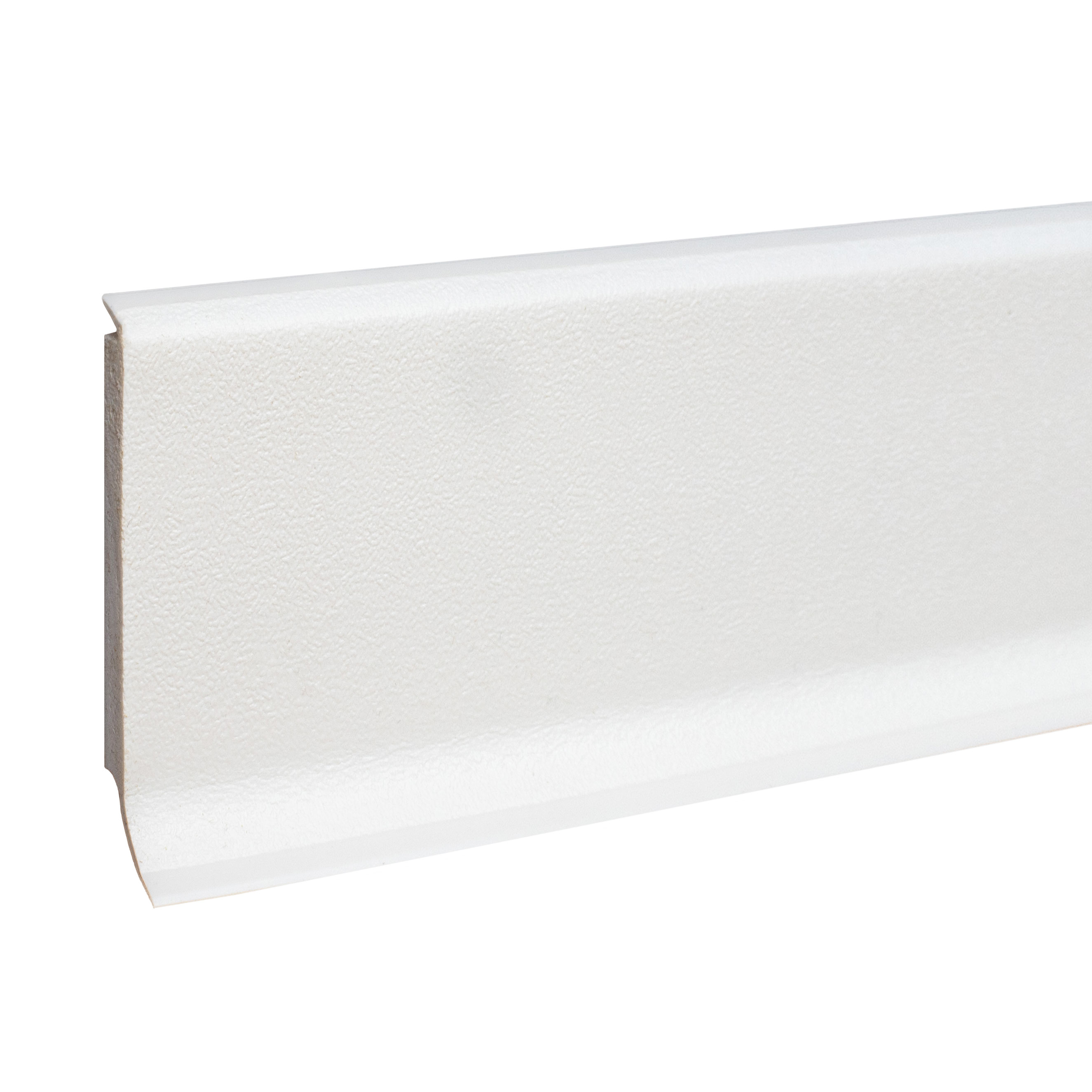Plinthe "Rimini" PVC expansé 12.8 x 60 x 2500 mm Lèvre souple teintée PROVISTON