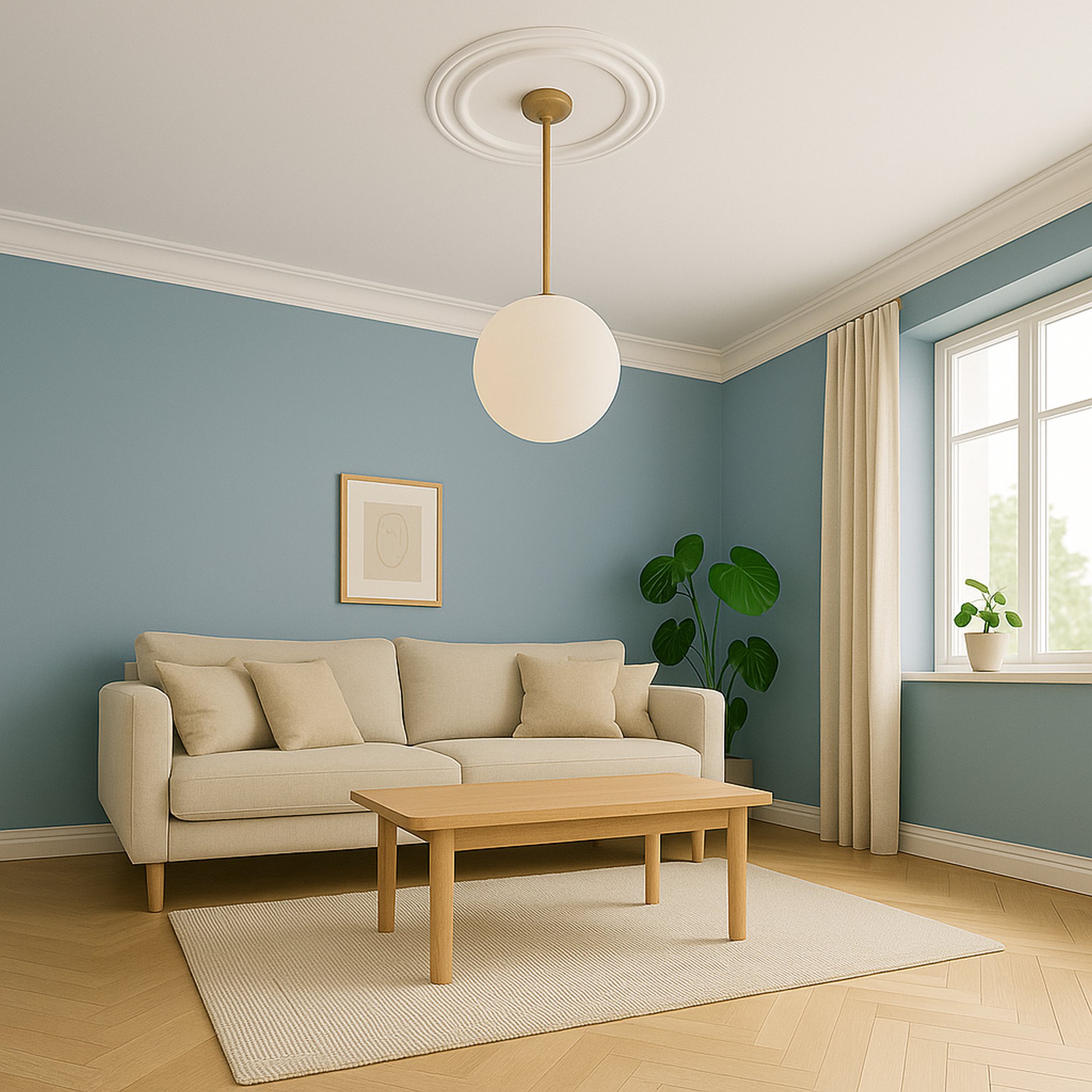 PROVISTON | Gips Rosette Gloucester | Echter Gipsstuck | Ø30,5cm | Stuckrosette PROVISTON | Gips Rosette Gloucester | Echter Gipsstuck | Ø30,5cm | Stuckrosette