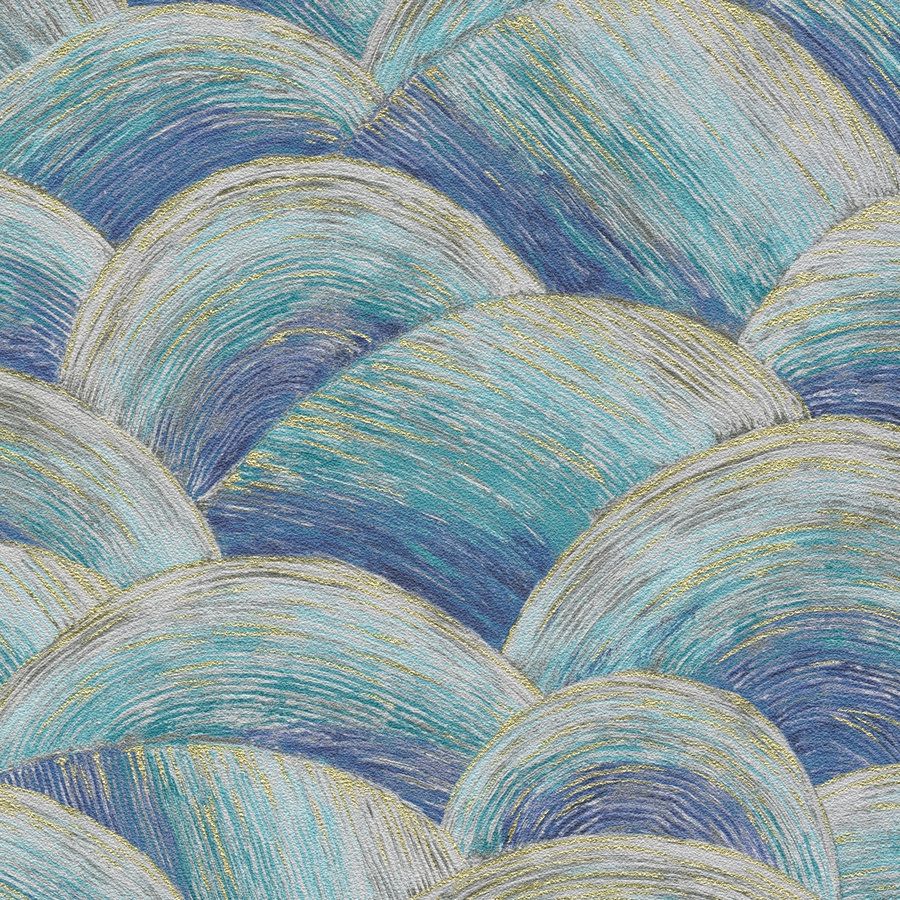 A.S. Creation | Travel Styles | 391051 | Papier peint intissé | Abstrait | 10.05 x 0.53 m | Bleu