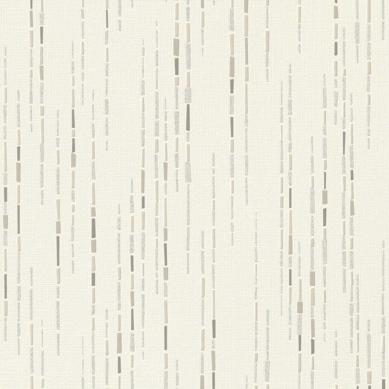 Rasch | Selection | 735130 | Intissé | A Motif | 10.05 x 0.53 m | Argent | Beige | Crème
