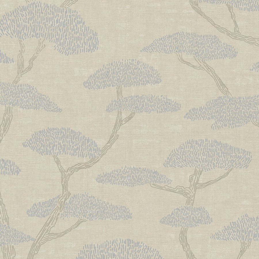 A.S. Creation | Nara | 387411 | Papier Peint Intissé | Arbres Et Feuilles | 10.05 x 0.53 m | Beige