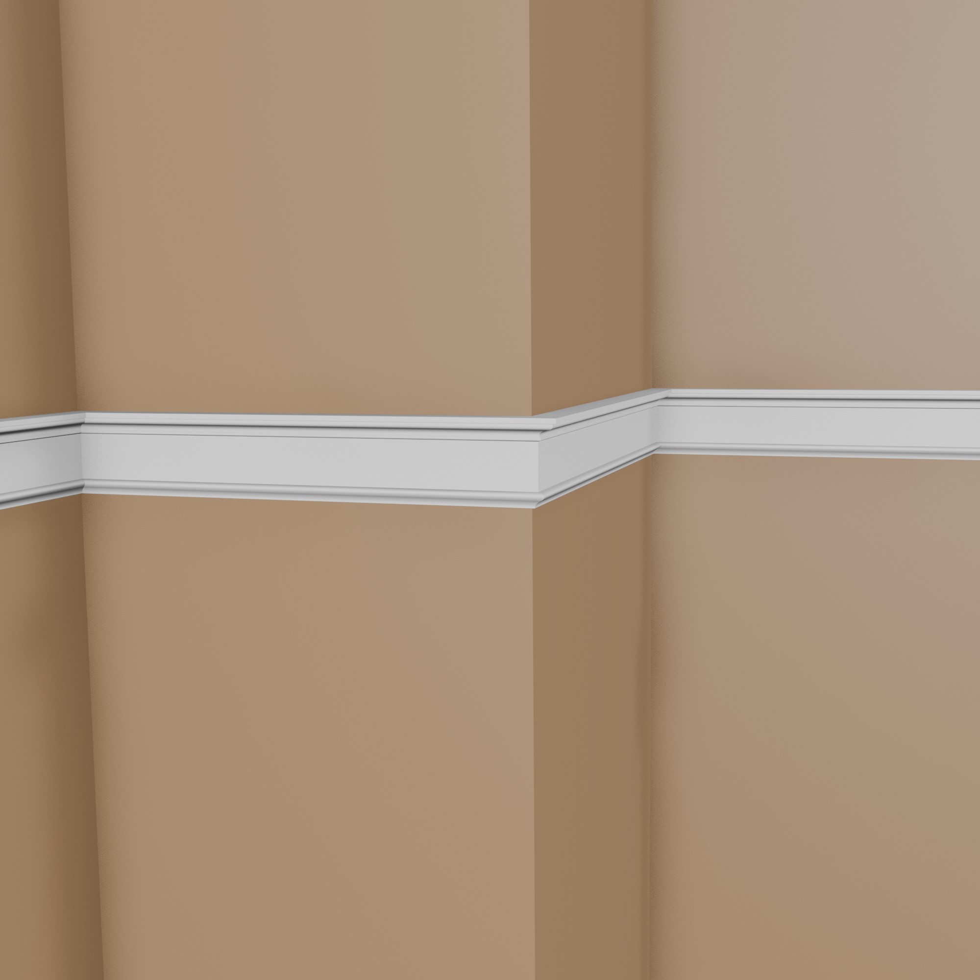 Mardom Wandleiste MDD315 Profoam 66 x 220 x 2000 mm Weiß Zierleiste Dekorleiste