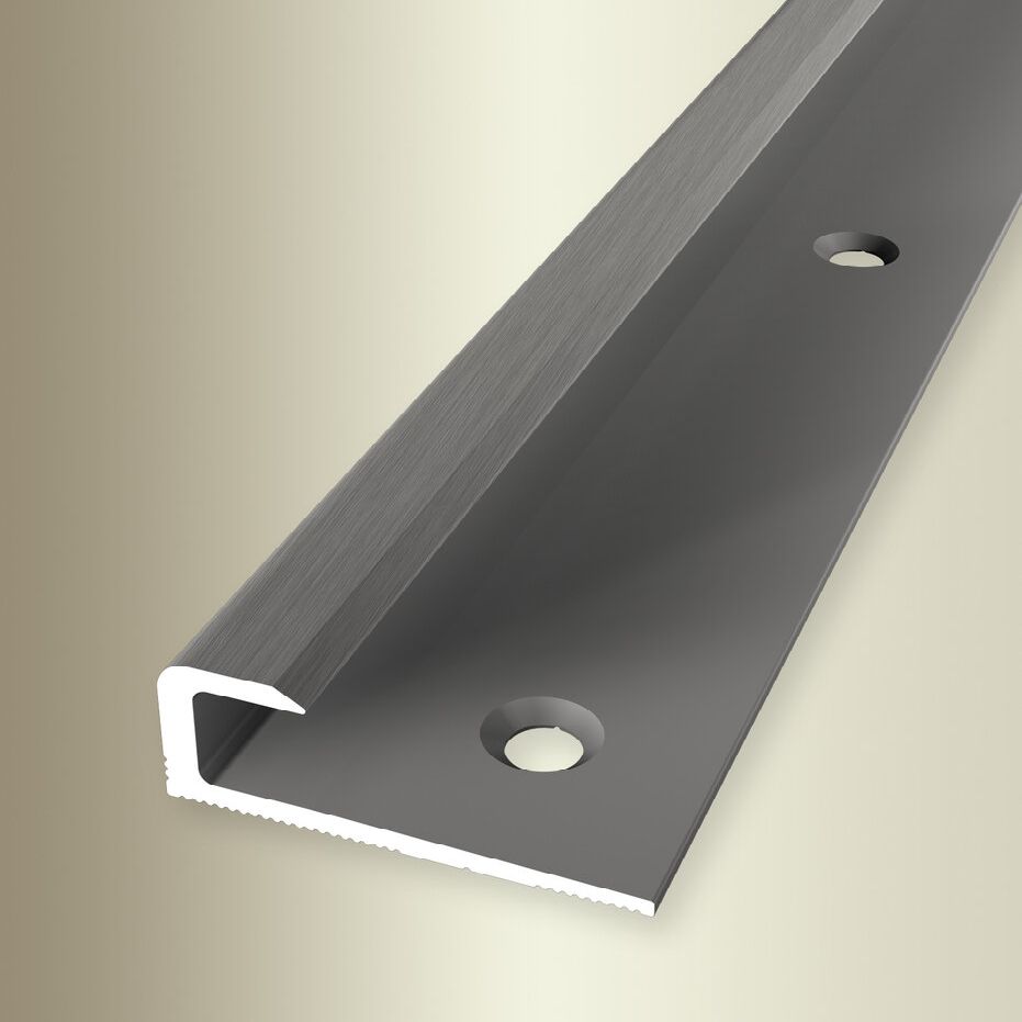 Profil d'arrêt | 30 x 7 x 2500 mm | profilé en alu | profilé de finition | Bonne qualité | Lisse