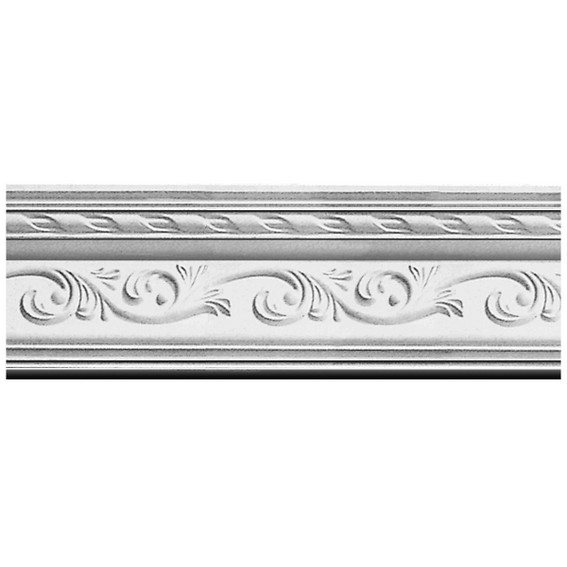 LEI125A_1_5 Stuckleiste "Rostock" (Stuckleisten aus Gips)