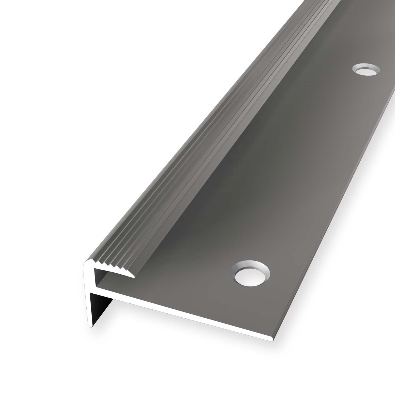 Nez de marche 13 x 30 mm Aluminium Cornière striée Différentes longueurs Küberit