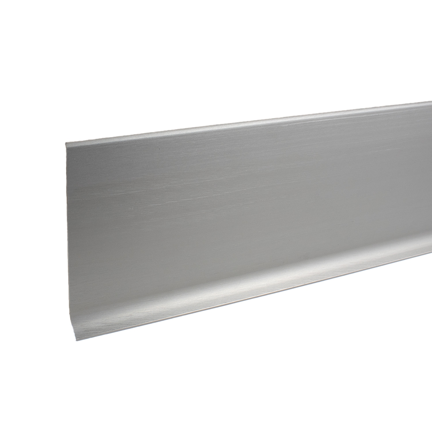 Plinthe aluminium en différentes hauteurs 40 - 80 mm fixations couleurs