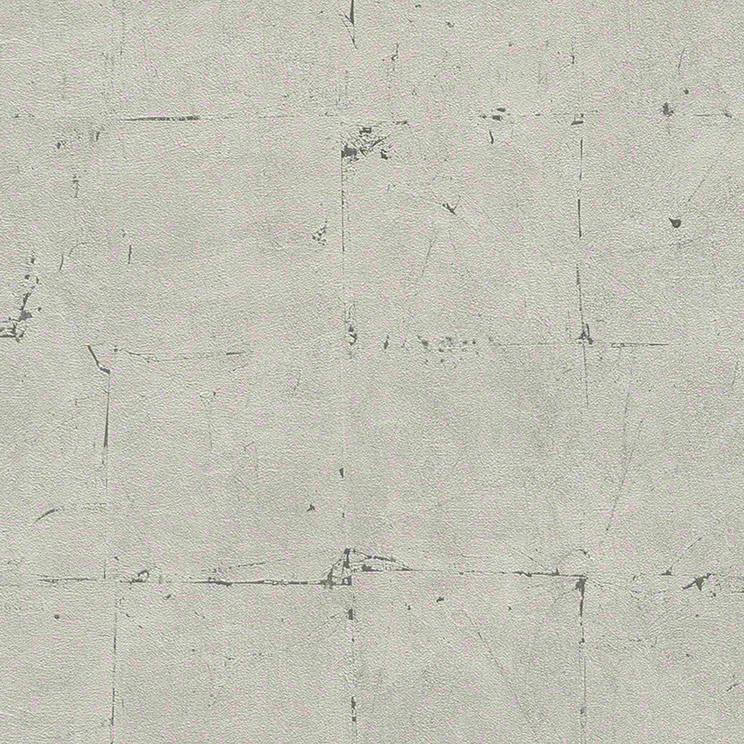 A.S. Creation Beton Concrete & More | 939921 | papier peint intissé pierre brique | gris