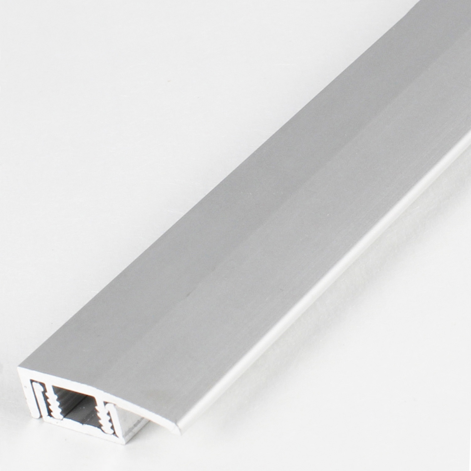 Profilé de finition | pour hauteur 4 - 7 mm | 23 mm de large | 2 pcs | aluminium anodisé