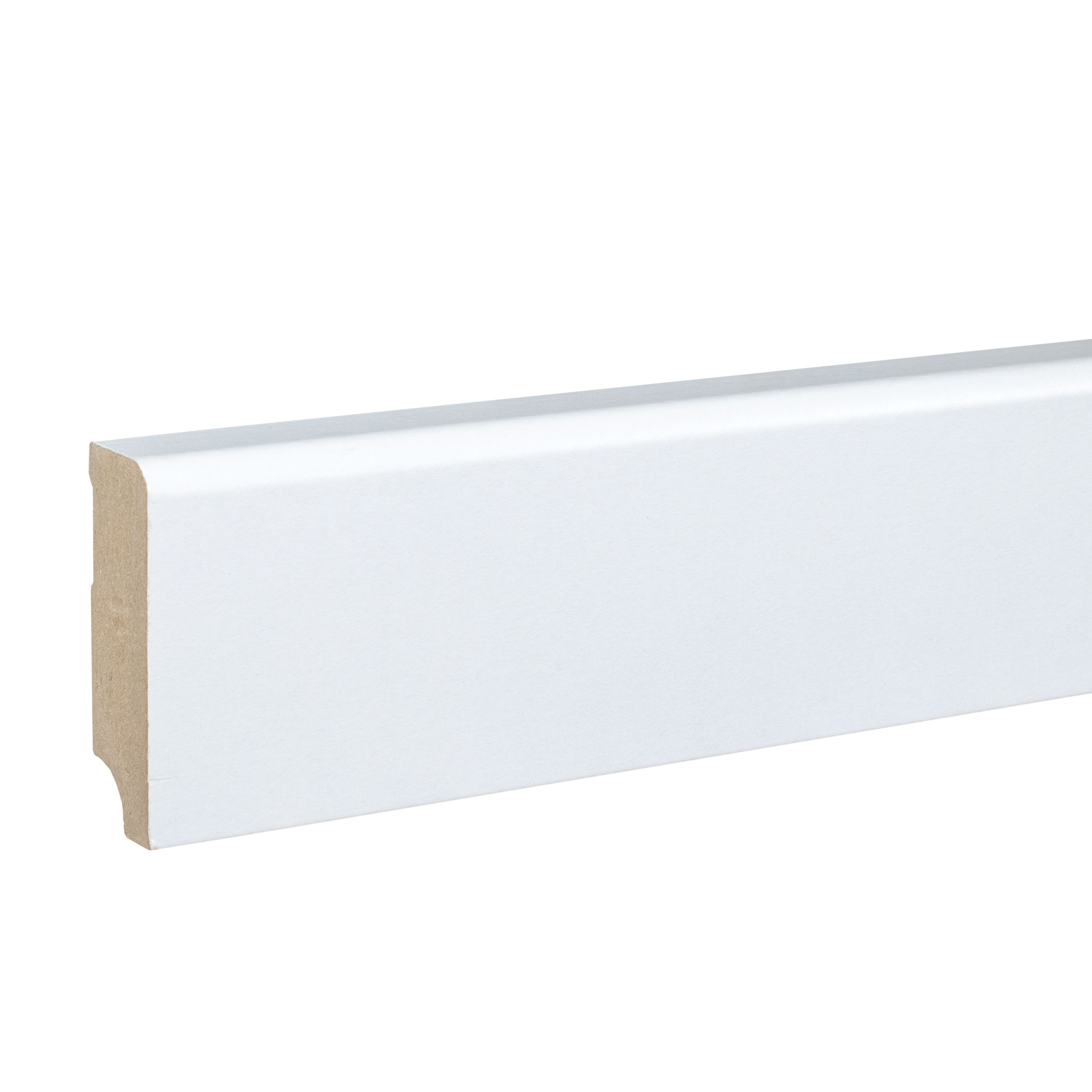 Plinthe "Mannheim" 720.058 MDF 19 x 58 x 2500 mm Blanc Plinthe PROVISTON