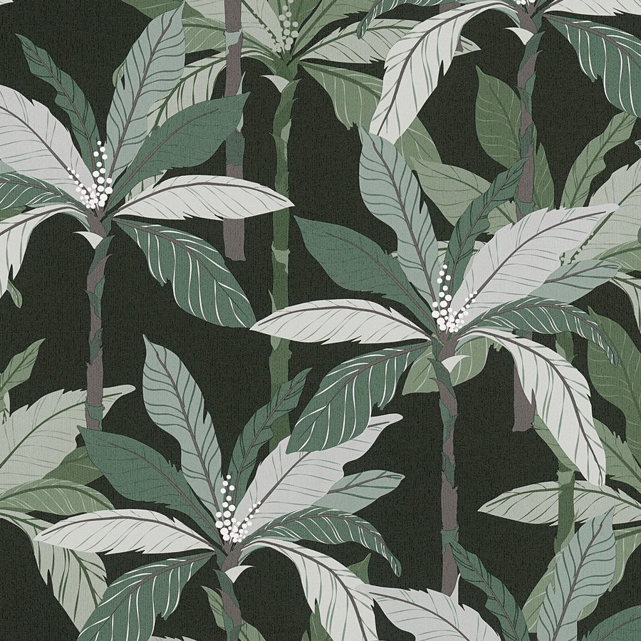 A.S. Creation Geo Nordic | 375303 | papier peint intissé nature | 0.53 m x 10.05 m | noir