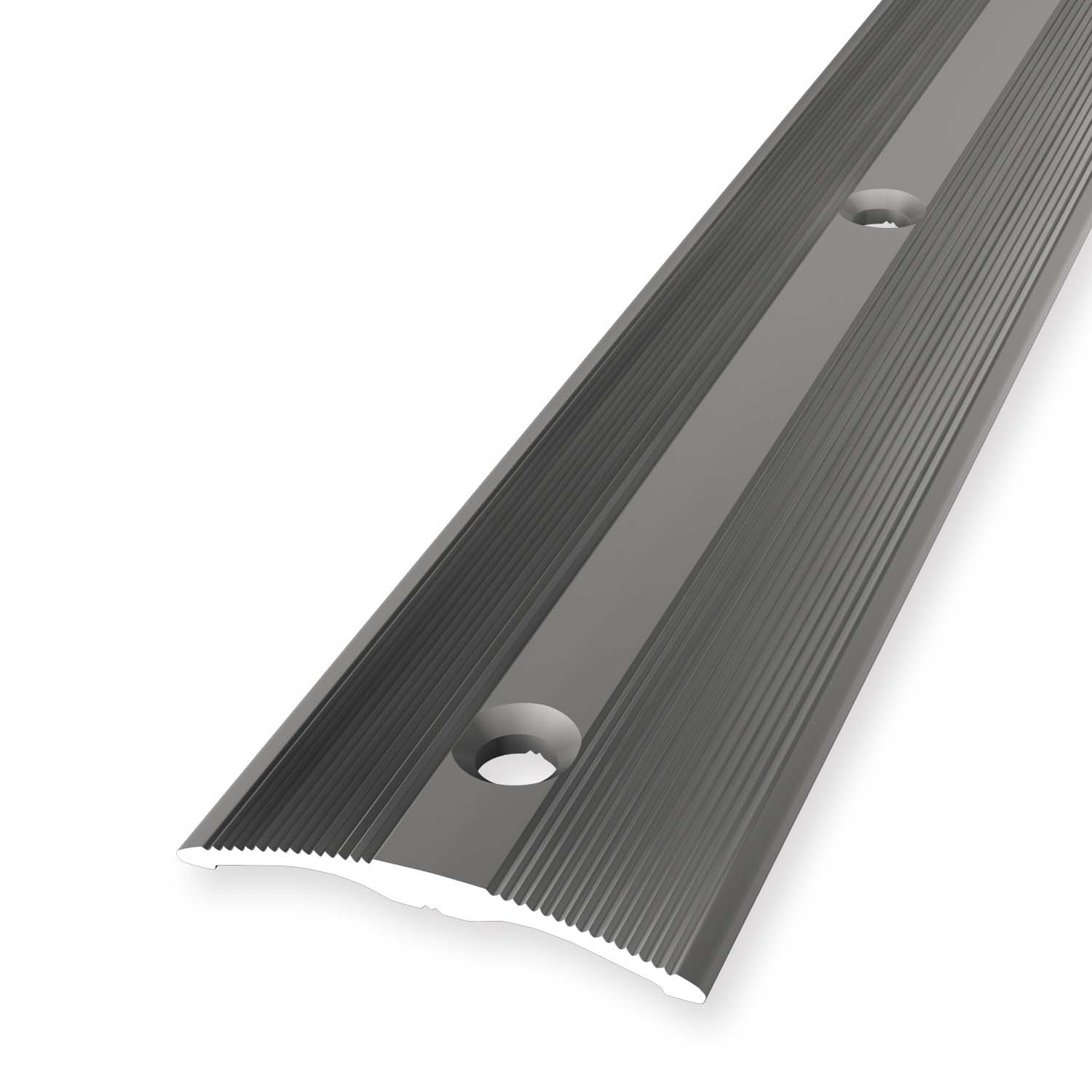 Profilé de transition 4 x 33 mm en aluminium Barre de seuil striée Différentes longueurs Küberit