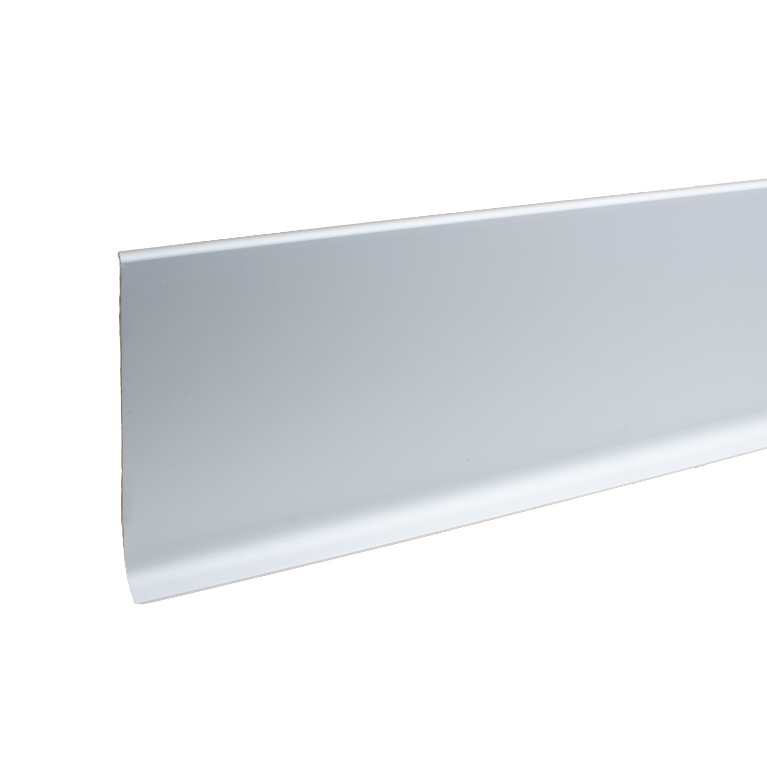 Plinthe aluminium en différentes hauteurs 40 - 80 mm fixations couleurs