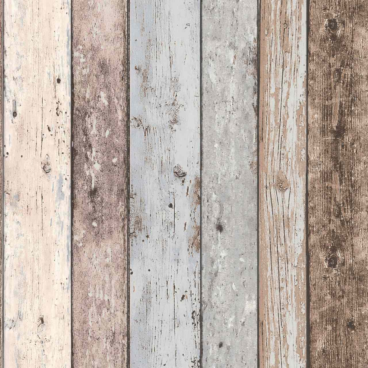 A.S. Creation New England | 855039 | papier peint bois intissé | 0.53 m x 10.05 m | vert