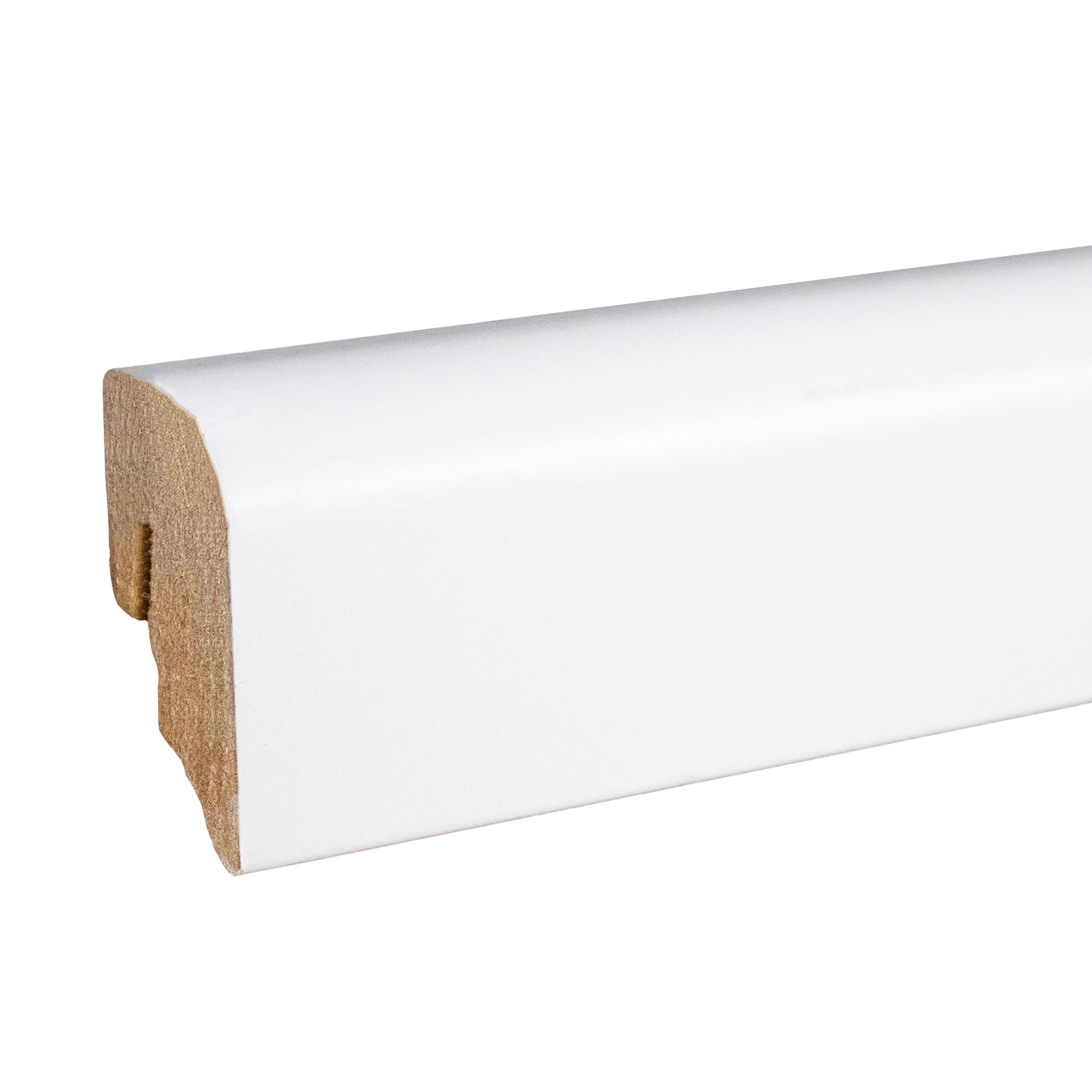 Plinthe 20 x 40 mm MDF laqué en blanc