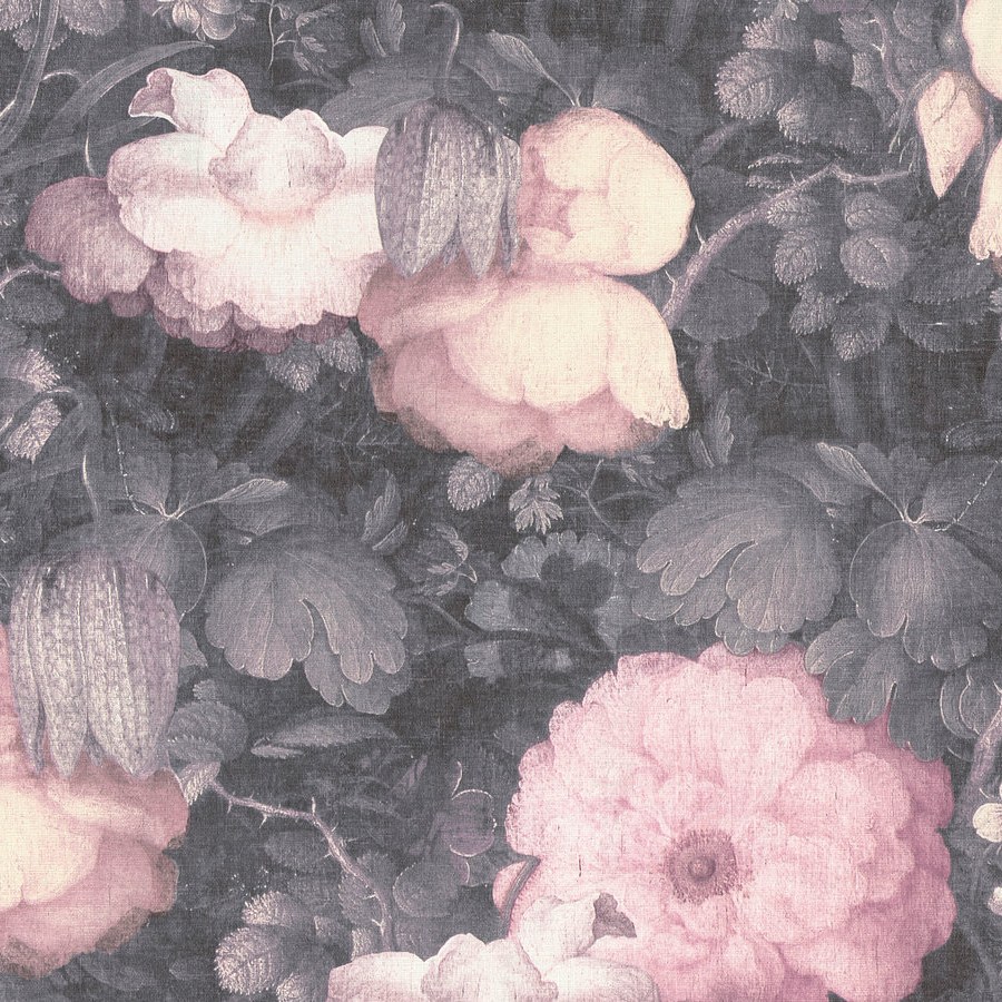 A.S. Creation Metropolitan Stories | 369212 | papier peint intissé floral | 0.53 m x 10.05 m | rose