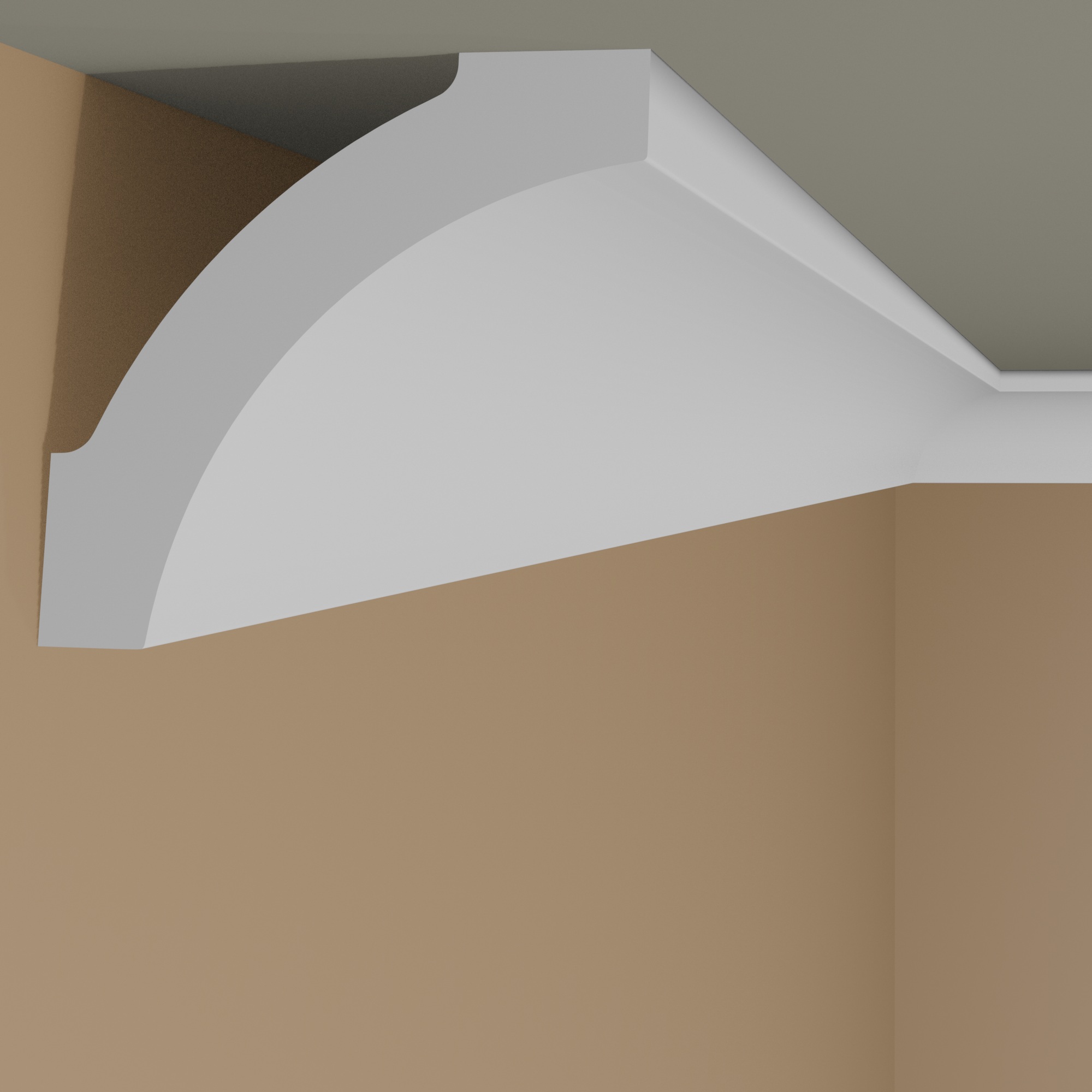 Moulure de plafond de qualité NMC NOMASTYL B5 50 x 50 mm polystyrène léger blanc