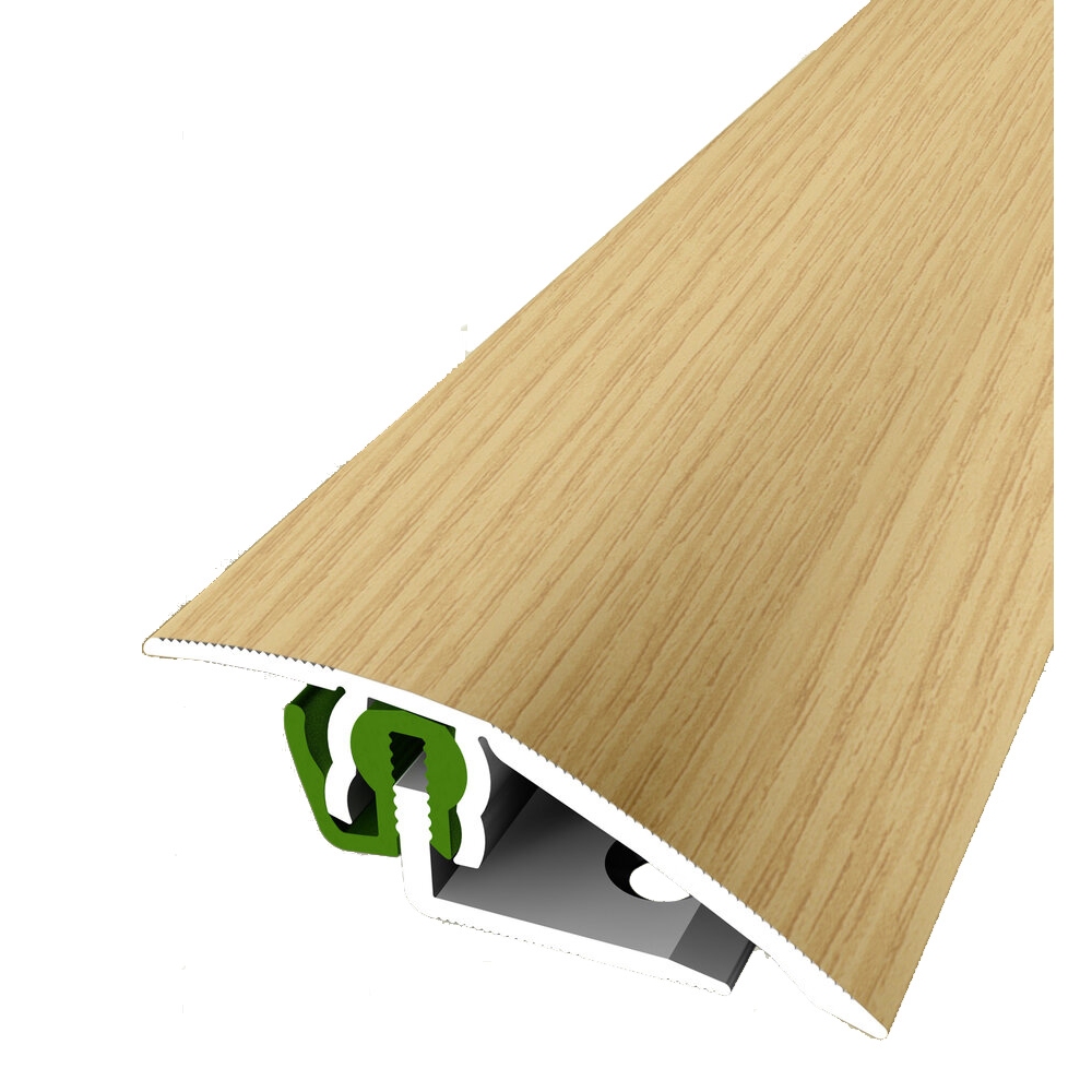 Küberit 786 FCS-718  | Barre de seuil striée pour parquet | Largeur:51 mm | Épaisseur:3-23 mm