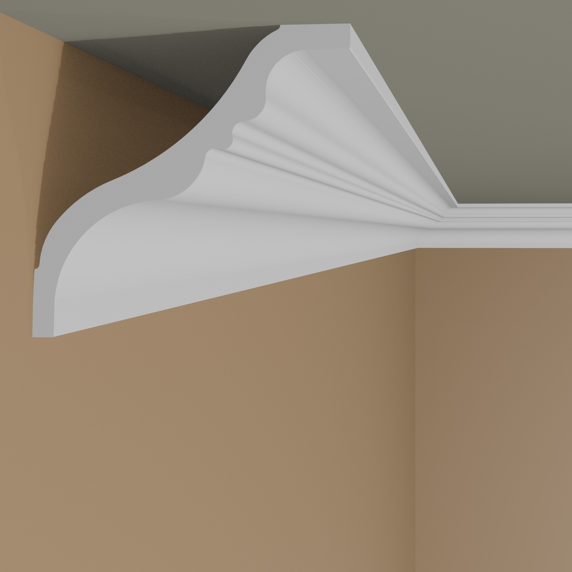 Moulure de plafond noble NMC NOMASTYL TI 140 x 140 mm polystyrène léger blanc