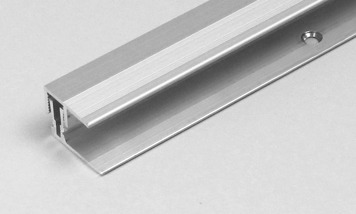 Profilé de finition sol stratifié hauteur 11-15 mm | aluminium anodisé
