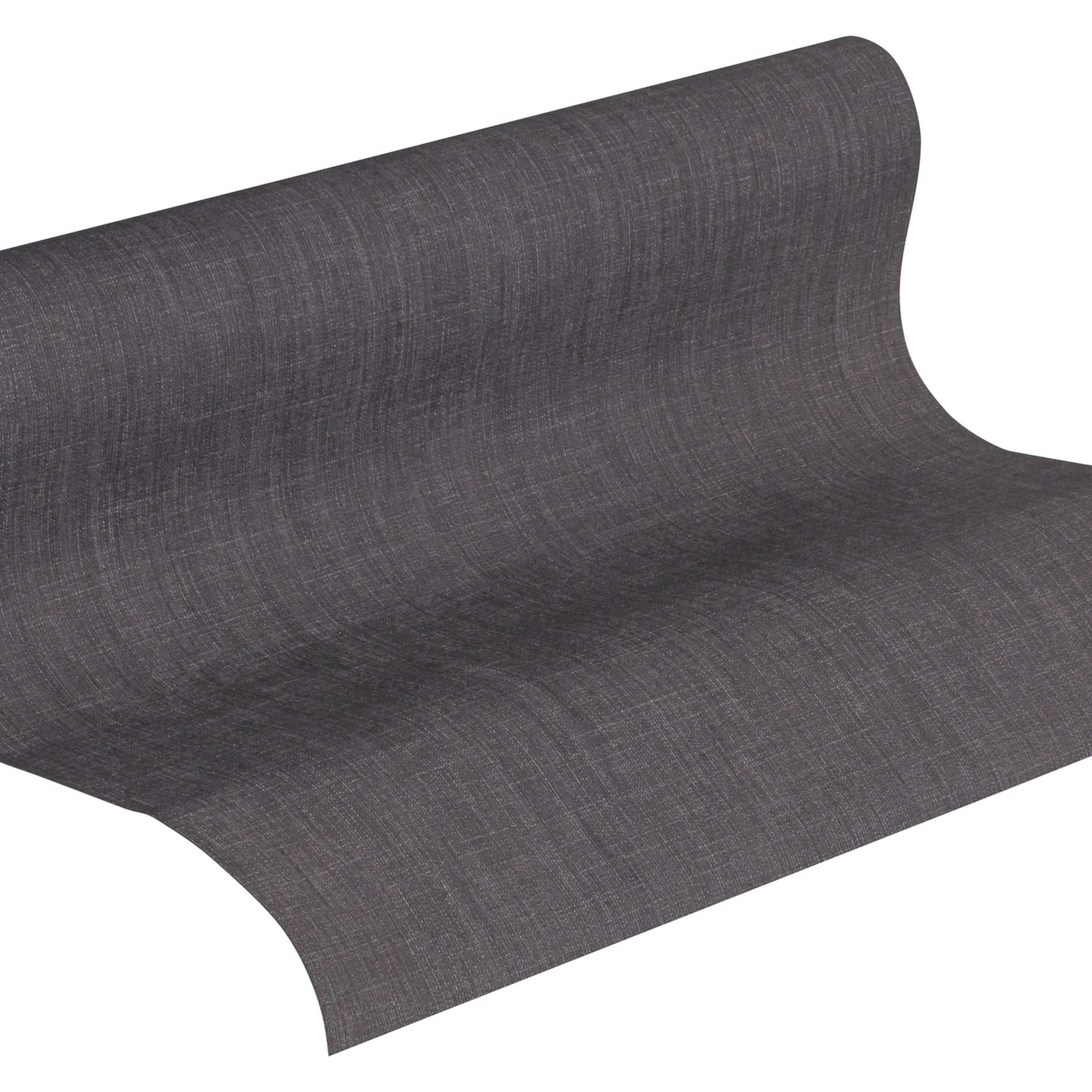 A.S. Creation Metropolitan Stories | 369222 | papier peint intissé uni | 0.53 m x 10.05 m | noir