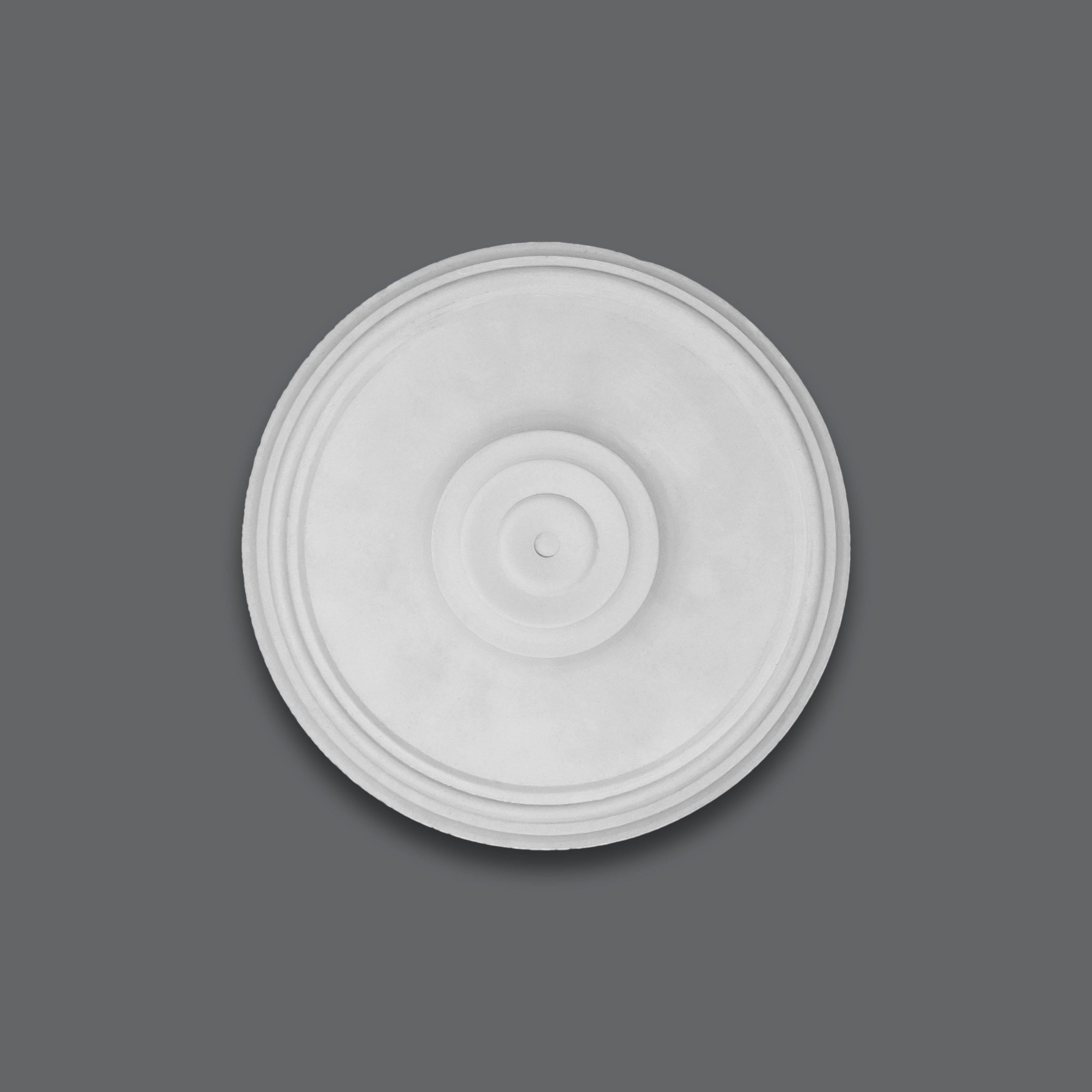 PROVISTON | Gips Rosette Stockport | Echter Gipsstuck | Ø24,5cm | Stuckrosette