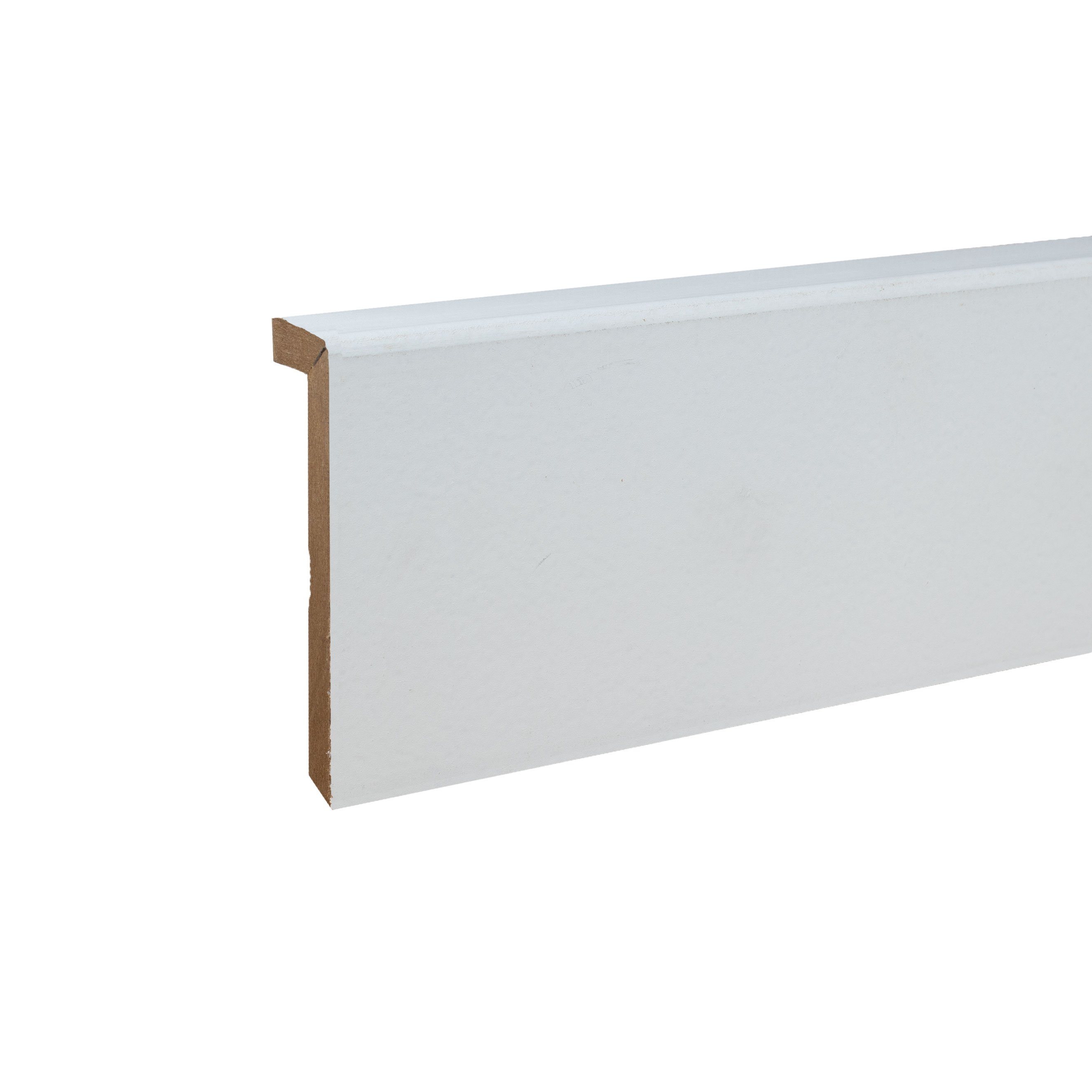 PROVISTON Surplinthe carré 22 x 100 x 2440 mm MDF Prépeinte lot de 6